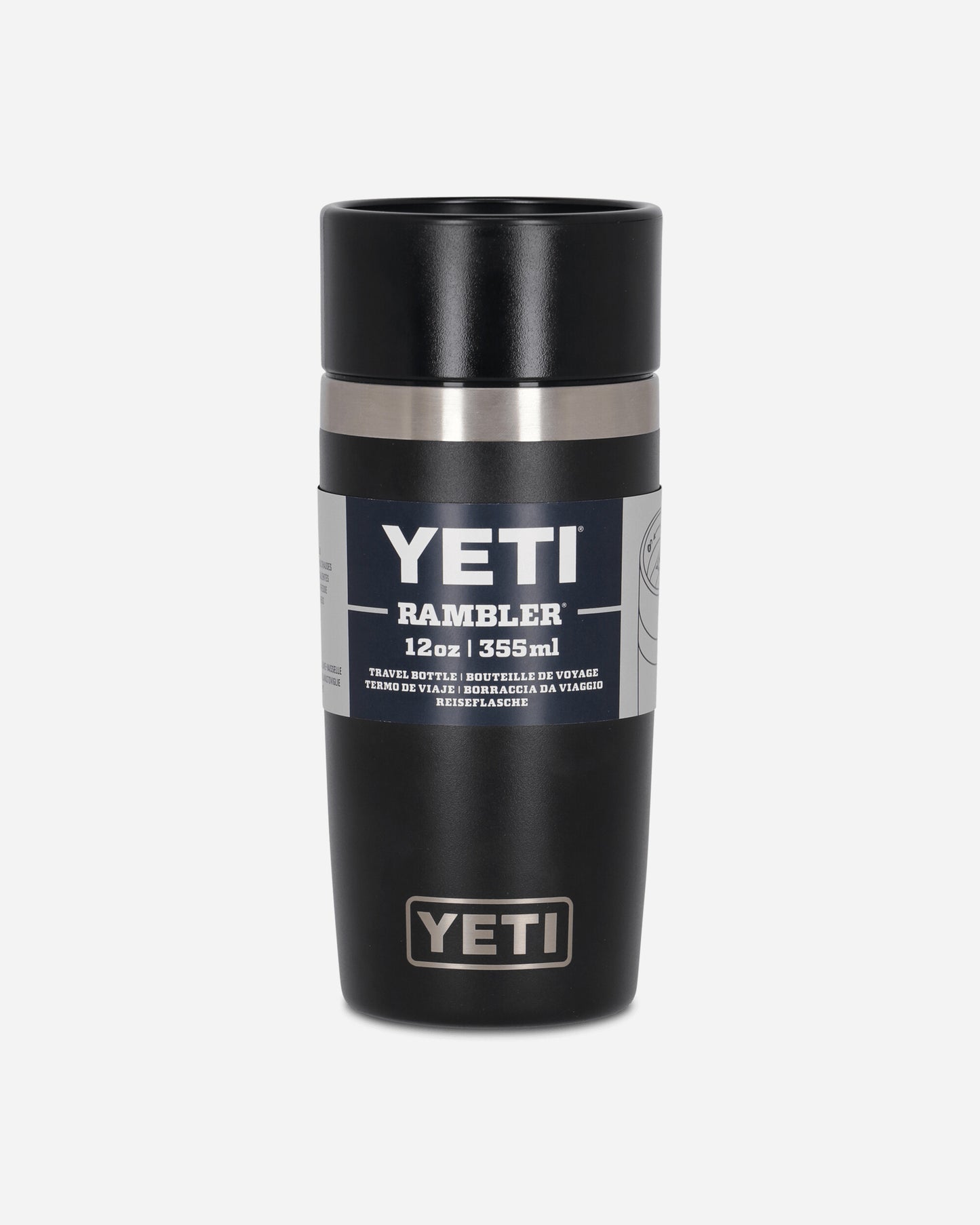 YETI Rambler 12 Oz Hotshot Bottle 2.0 Black Equipment Bottles and Bowls 70000002333 BLACK