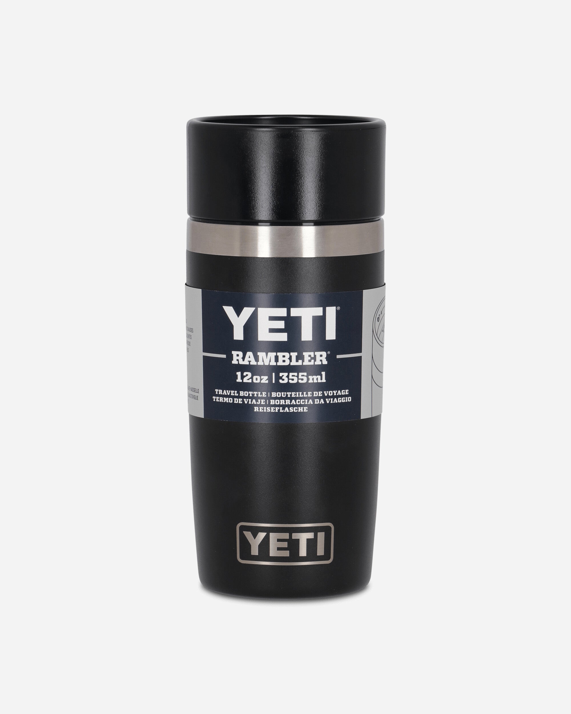 YETI Rambler 12 Oz Hotshot Bottle 2.0 Black Equipment Bottles and Bowls 70000002333 BLACK