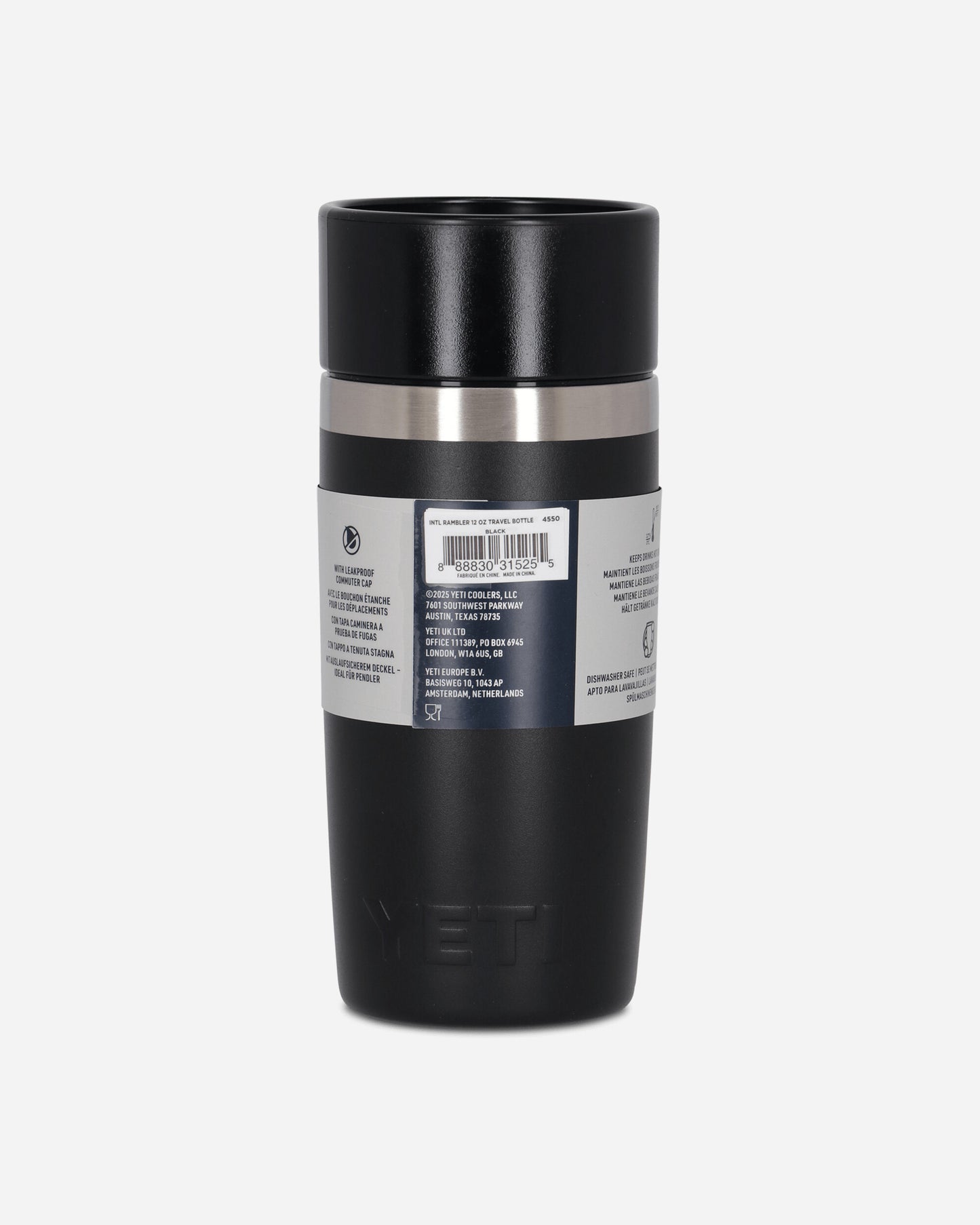 YETI Rambler 12 Oz Hotshot Bottle 2.0 Black Equipment Bottles and Bowls 70000002333 BLACK