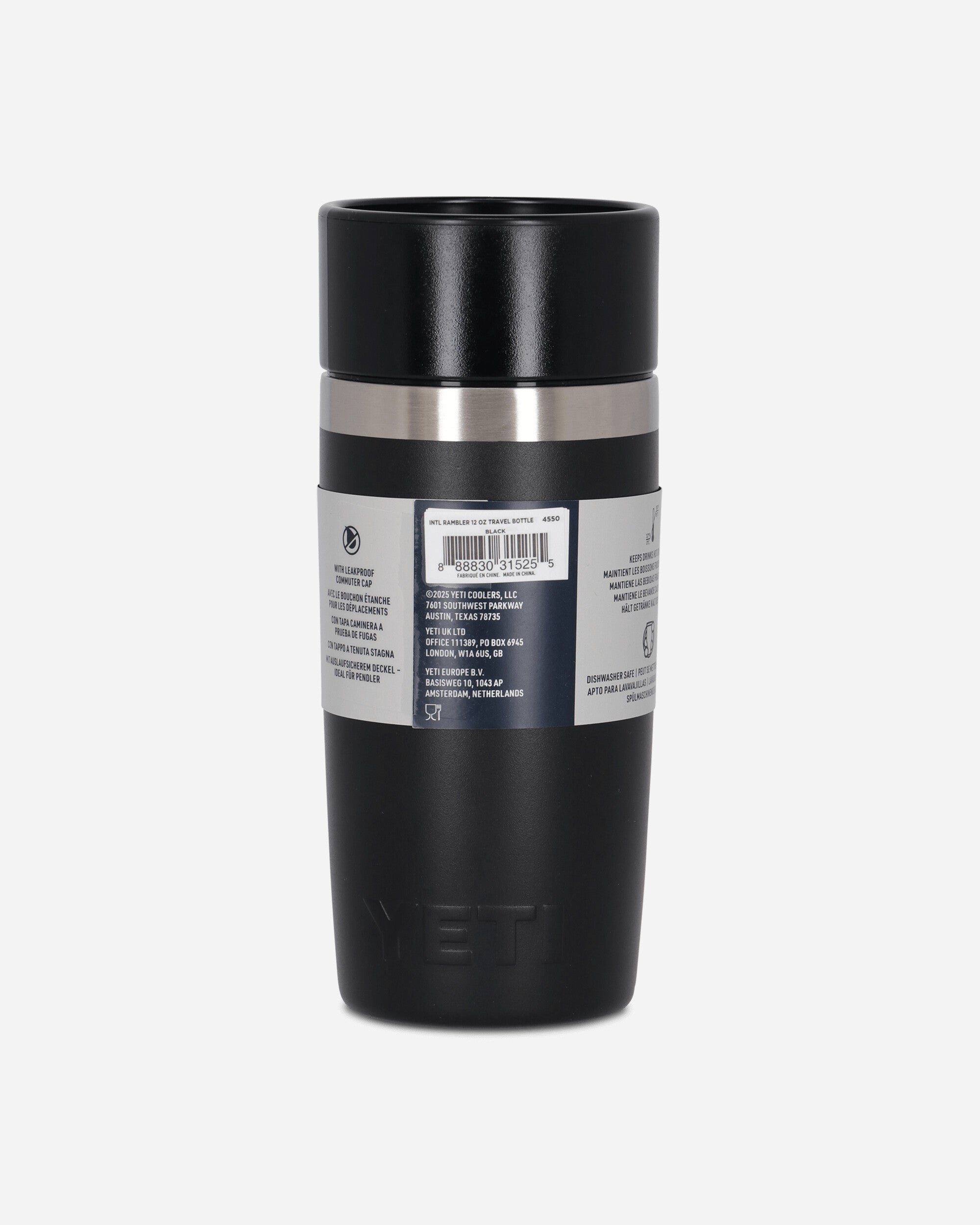 YETI Rambler 12 Oz Hotshot Bottle 2.0 Black Equipment Bottles and Bowls 70000002333 BLACK