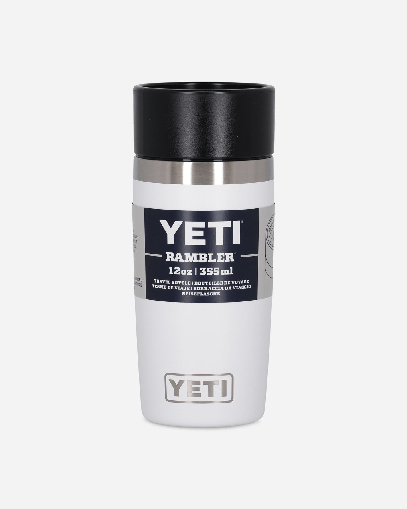 YETI Rambler 12 Oz Hotshot Bottle 2.0 White Equipment Bottles and Bowls 70000002334 WHITE