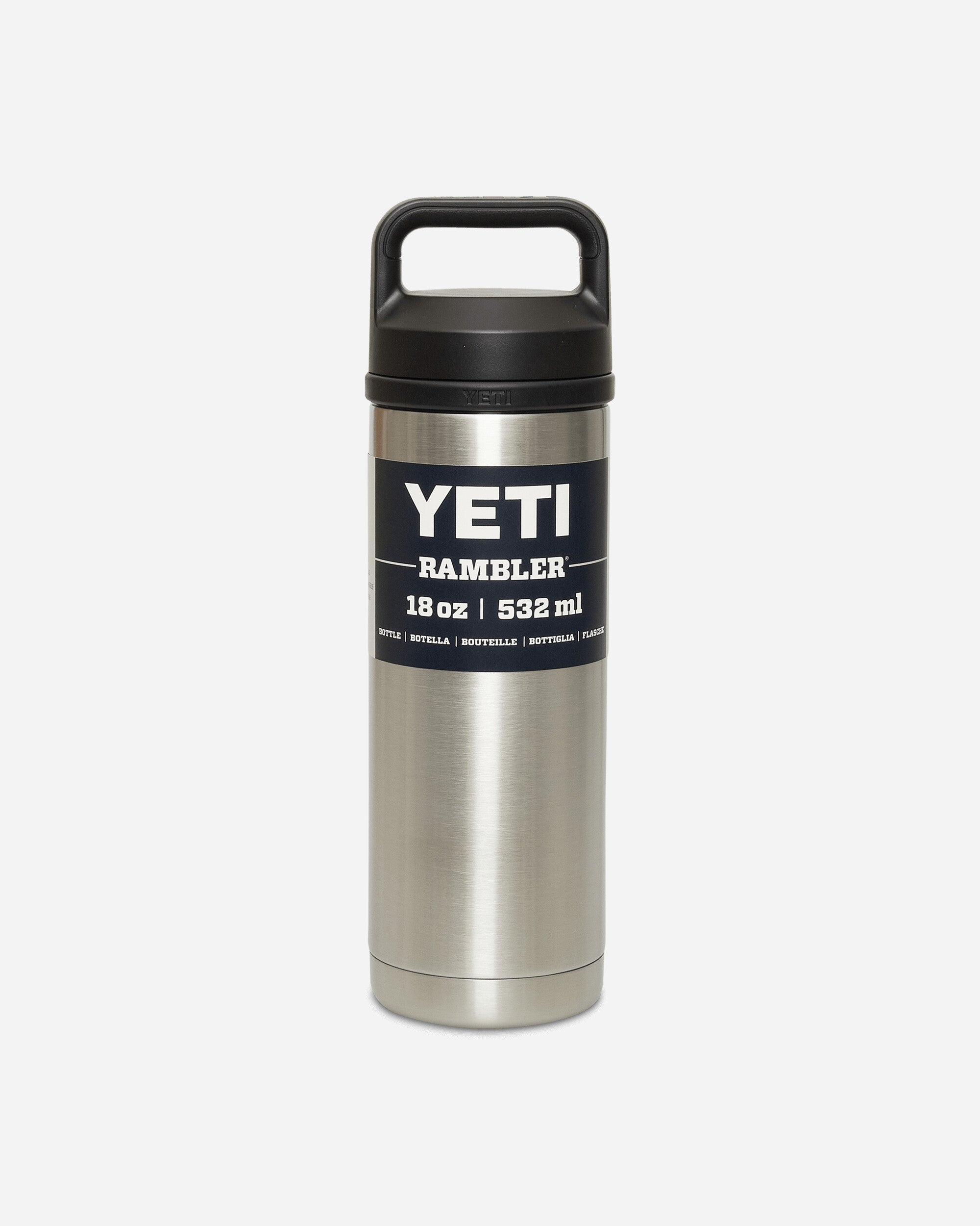 YETI Rambler 18 Oz Bottle Stainless Steel Equipment Bottles and Bowls 70000000475 SS