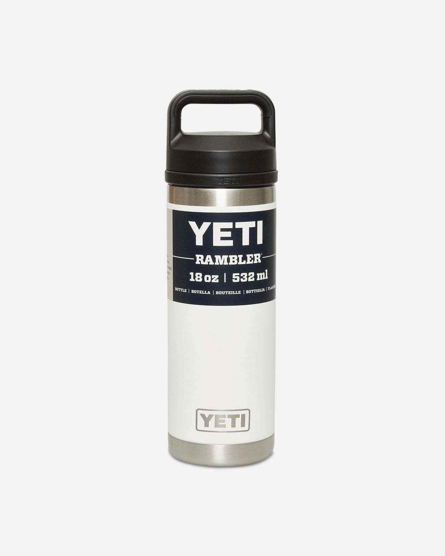 YETI Rambler 18 Oz Bottle White Equipment Bottles and Bowls 70000003461 WHT