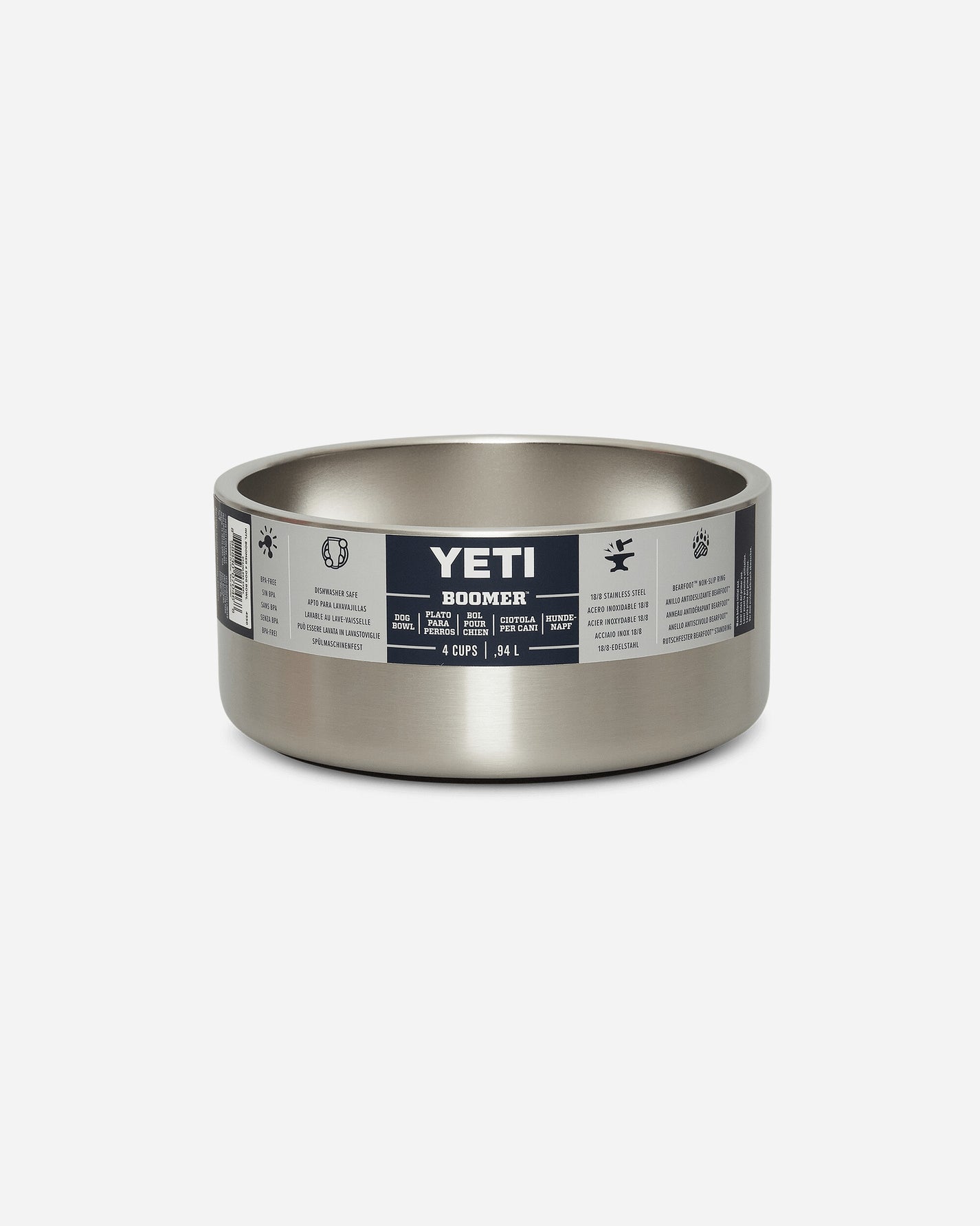 YETI Boomer 4 Dog Bowl Stainless Steel Equipment Pets 70000000236 SS