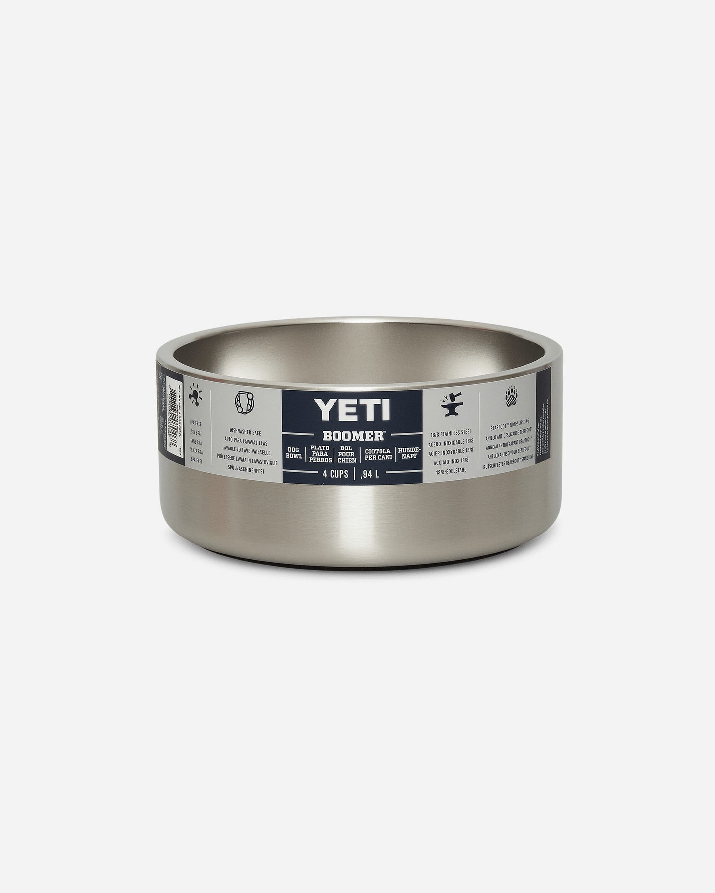 YETI Boomer 4 Dog Bowl Stainless Steel Equipment Pets 70000000236 SS