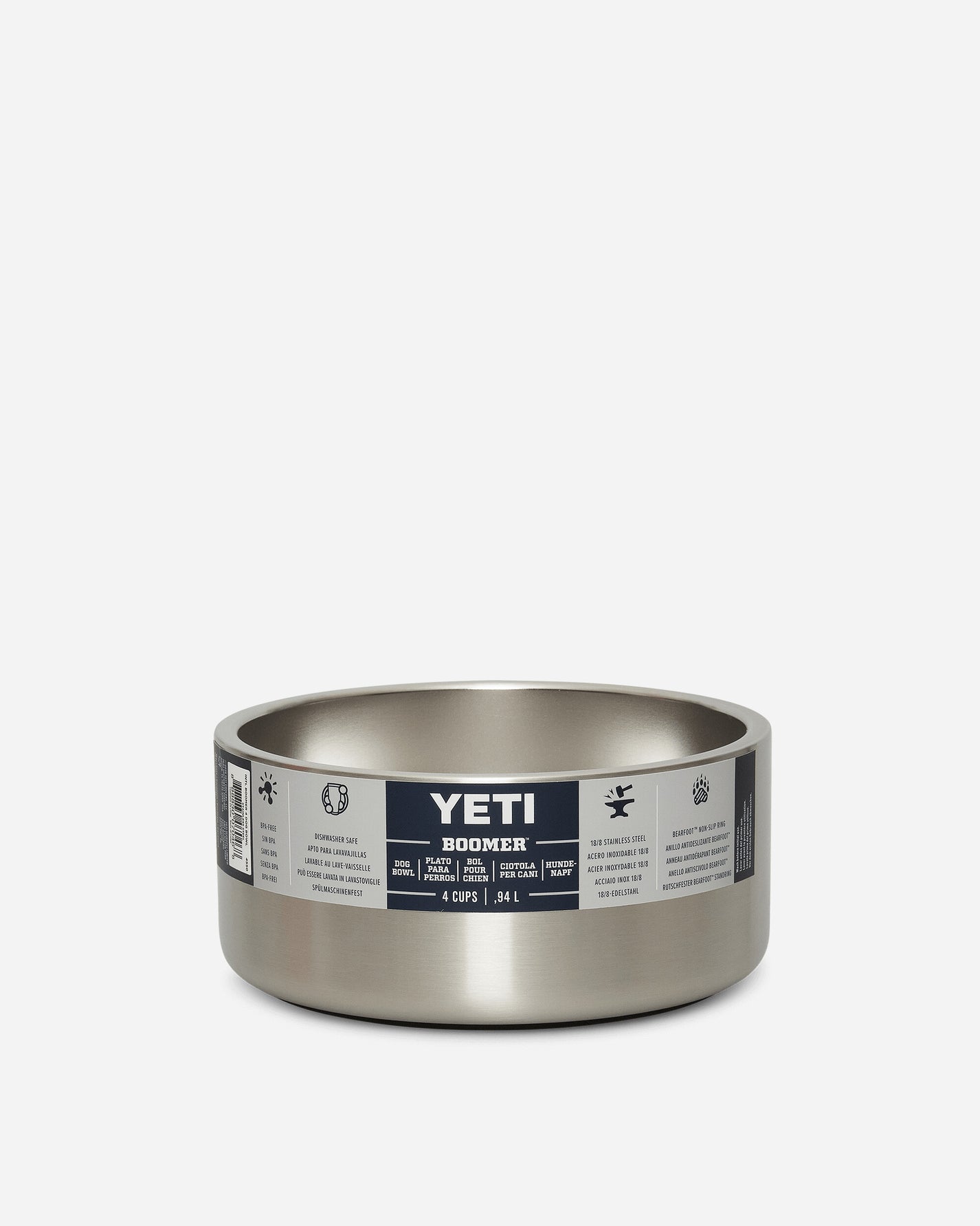 YETI Boomer 4 Dog Bowl Stainless Steel Equipment Pets 70000000236 SS