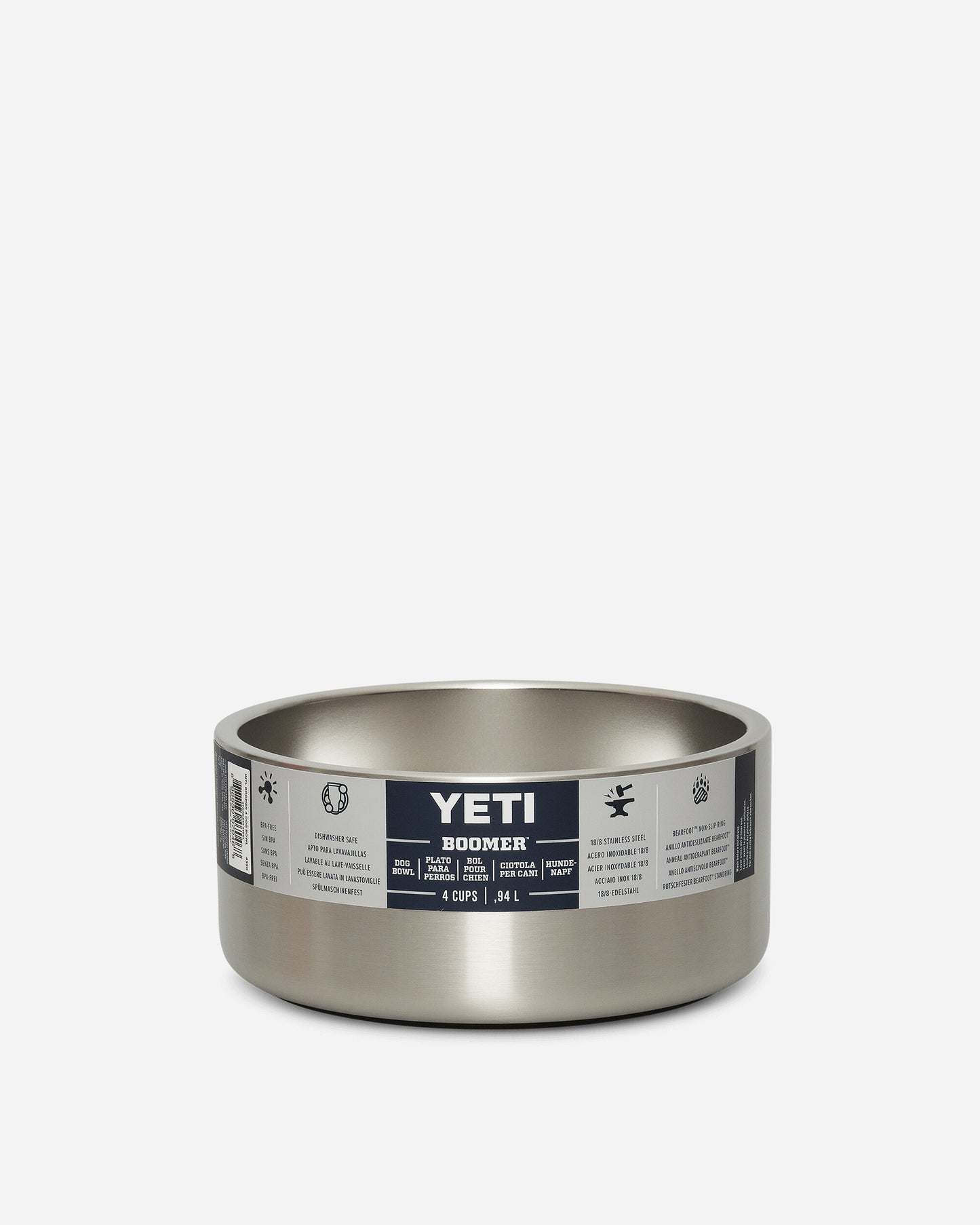 YETI Boomer 4 Dog Bowl Stainless Steel Equipment Pets 70000000236 SS