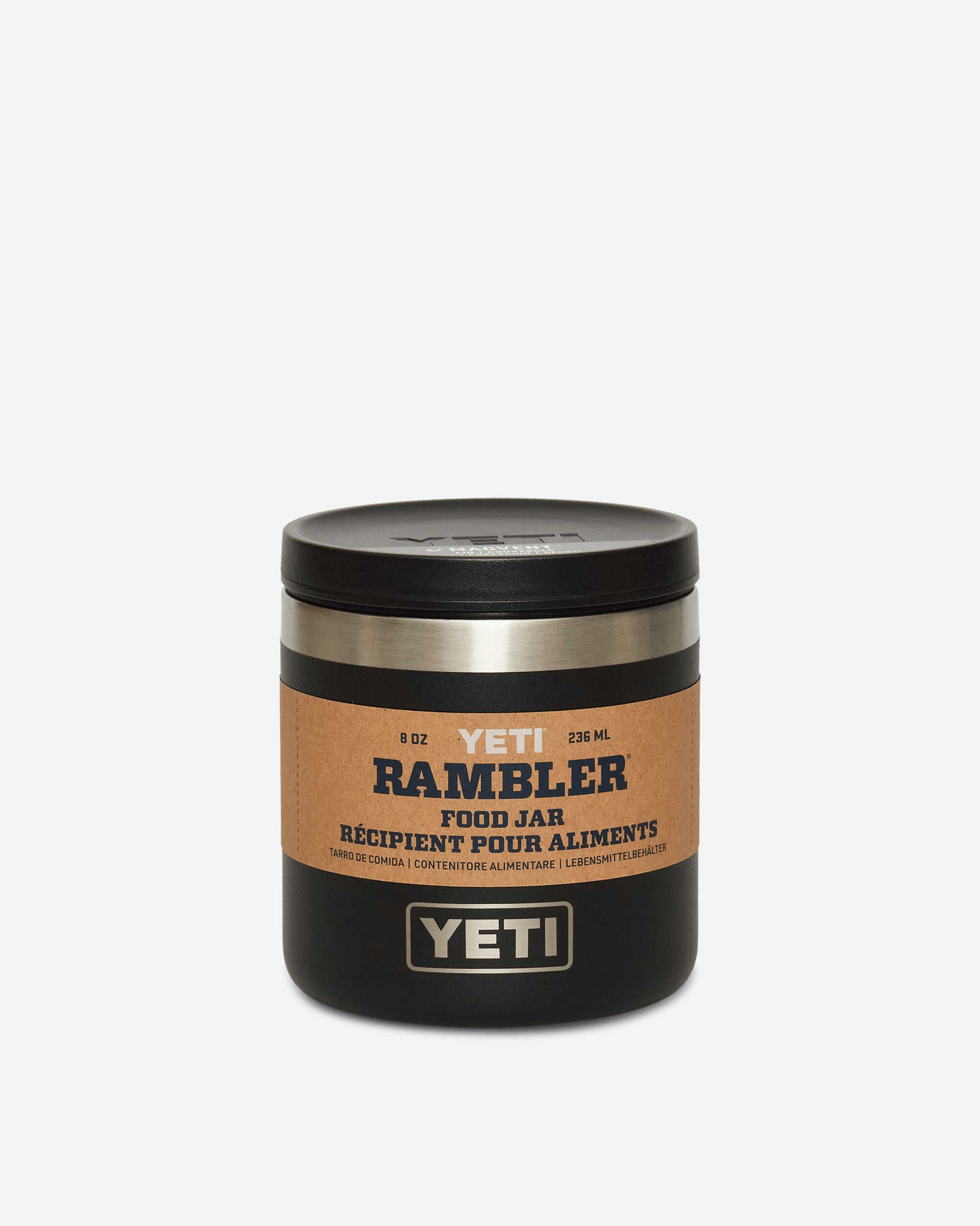 YETI Rambler Food Jar 8 Oz Black Tableware Table Accessories 70000003743 BLACK