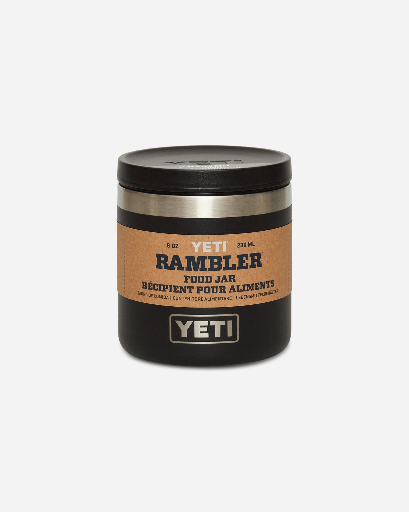 YETI Rambler Food Jar 8 Oz Black Tableware Table Accessories 70000003743 BLACK