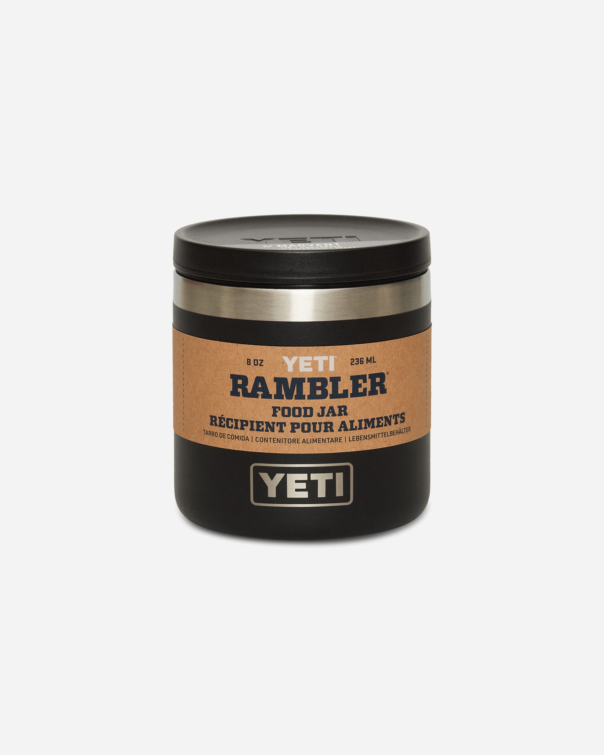 YETI Rambler Food Jar 8 Oz Black Tableware Table Accessories 70000003743 BLACK