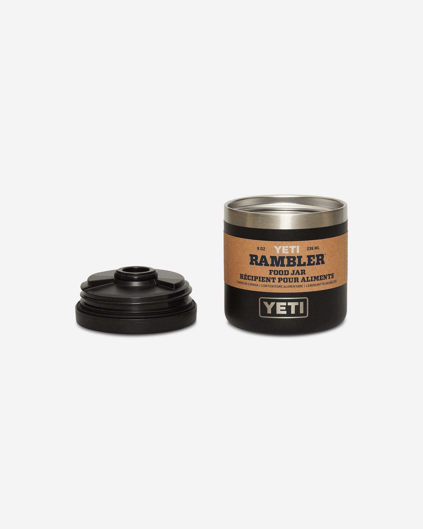 YETI Rambler Food Jar 8 Oz Black Tableware Table Accessories 70000003743 BLACK