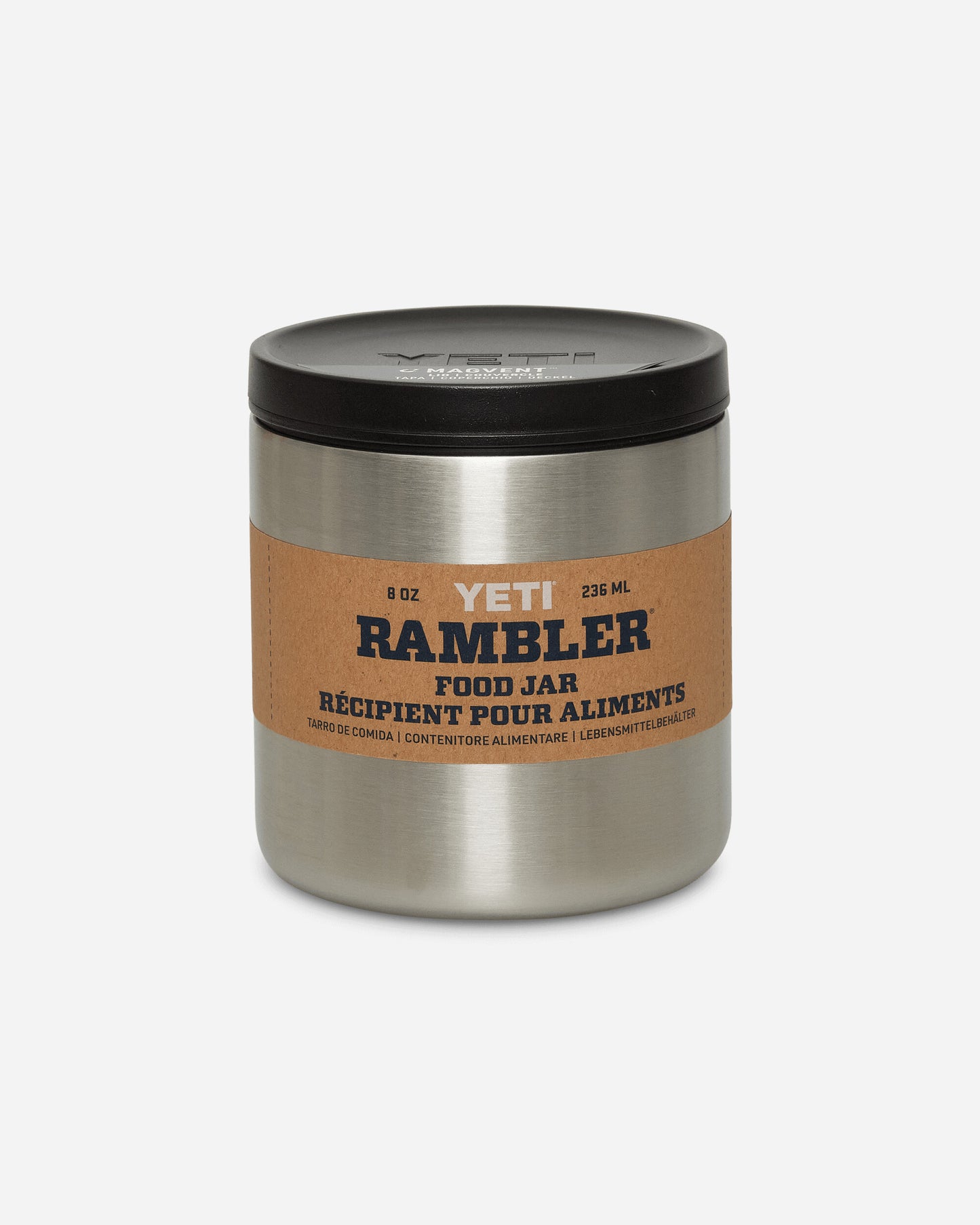 YETI Rambler Food Jar 8 Oz Stainless Steel Tableware Table Accessories 70000003740 STEEL