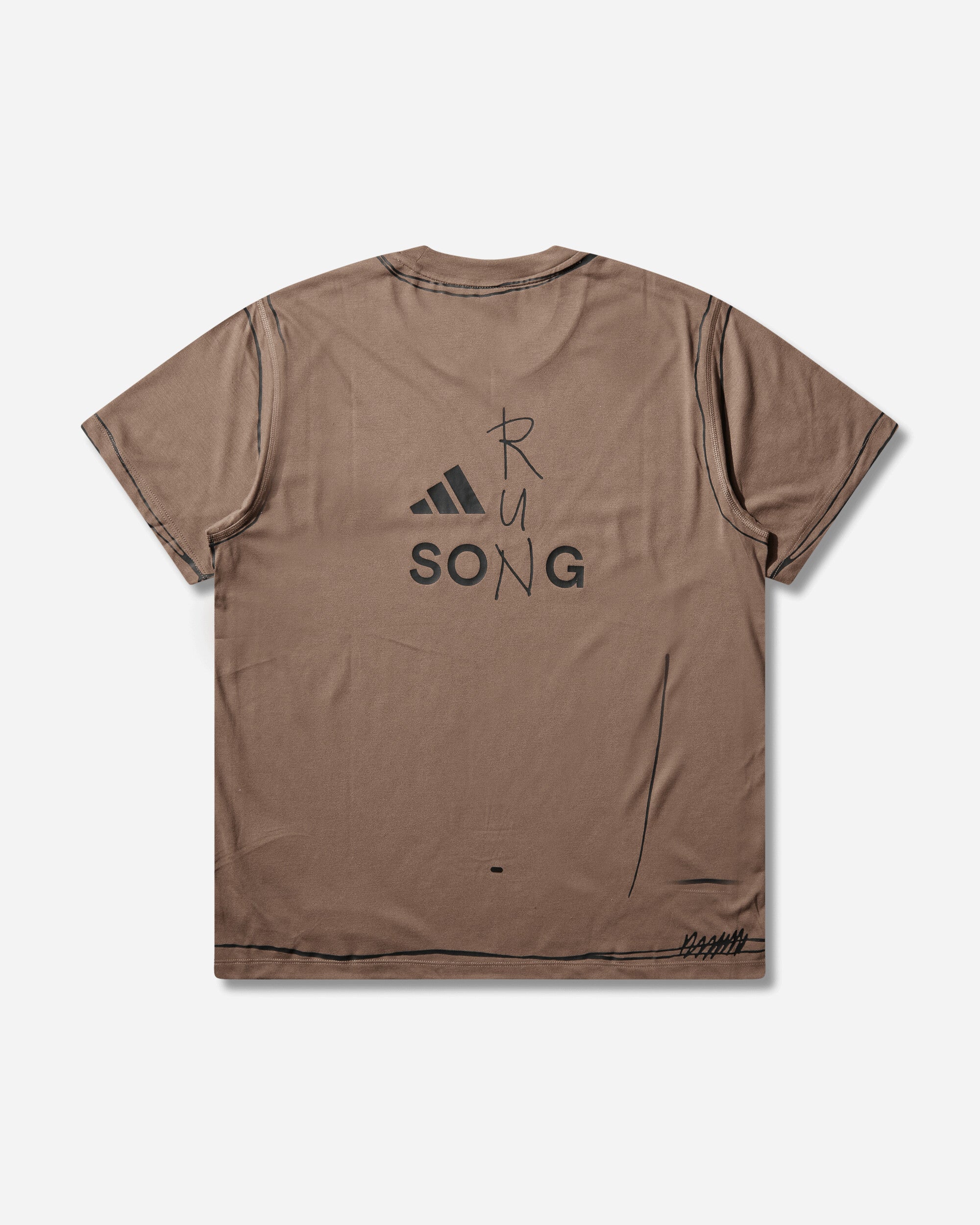 adidas Song For The Mutet Uf Trace Brown T-Shirts Shortsleeve KQ7839