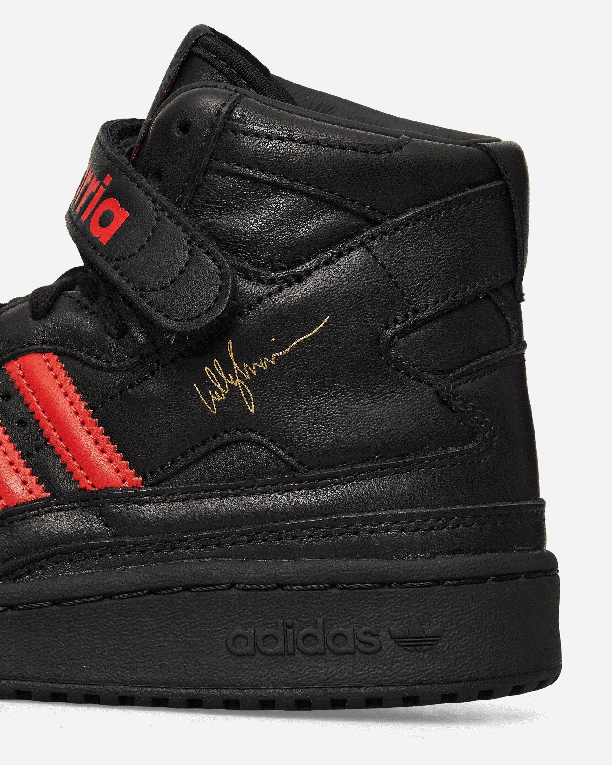 adidas Willy Chavarria Forum 84 Core Black/Core Black/Red Sneakers High KK3695