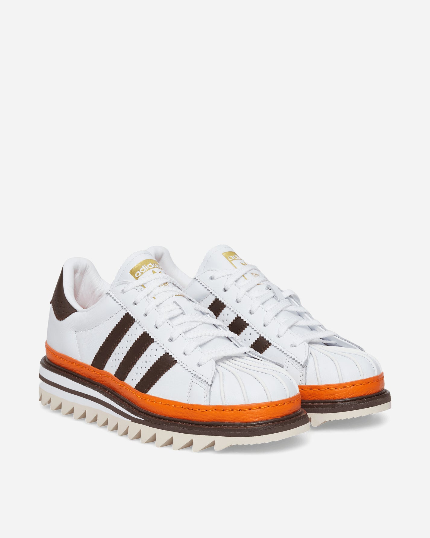 adidas Clot Ex Orange Superstar By Ec Ftwr White Sneakers Low KK1388