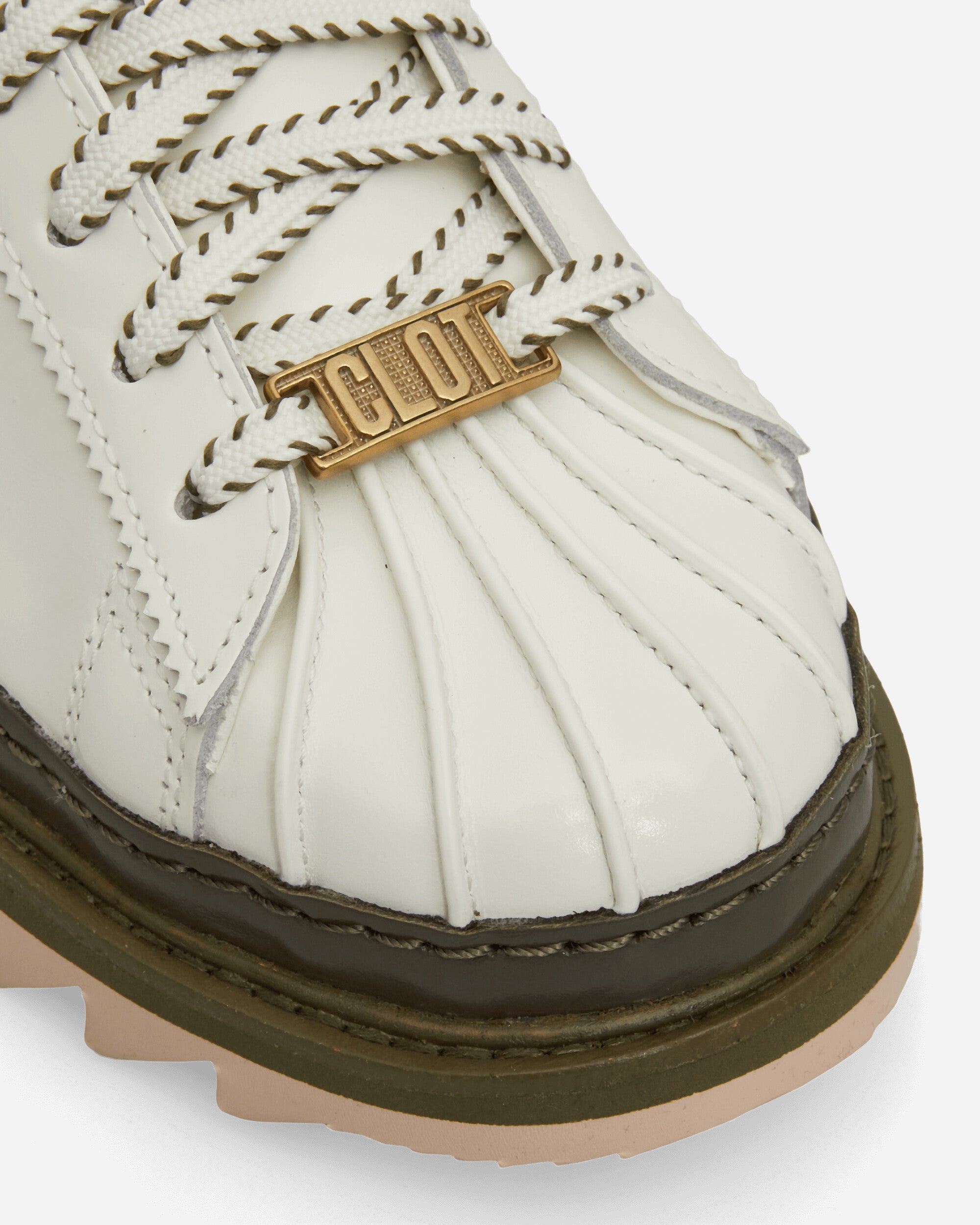 adidas Clot X Bape Superstar By Ec Off White Sneakers Low KJ1473