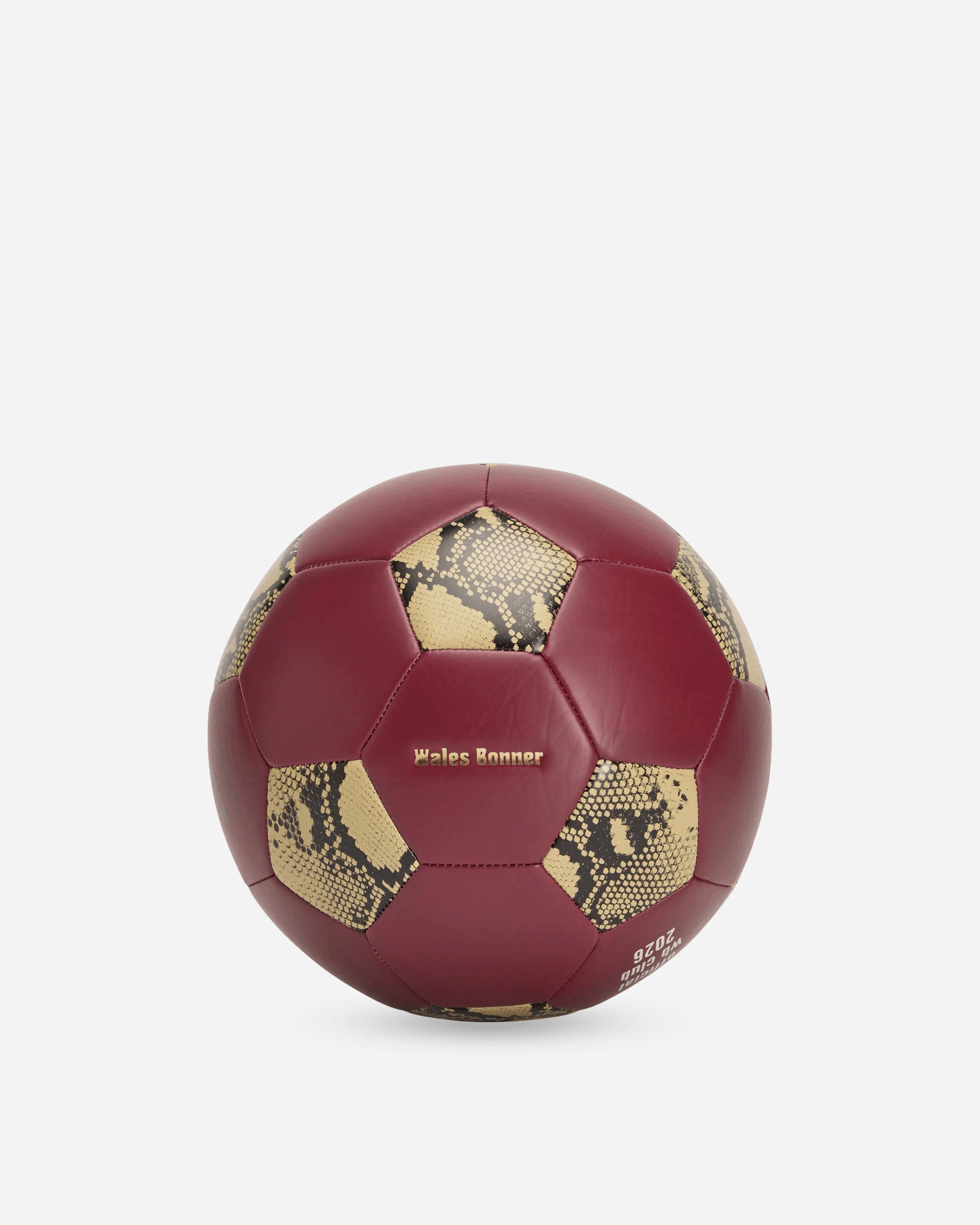 adidas Wales Bonner Ftbl Ball collegiate Burgundy Equipment Sports Gear KF1073