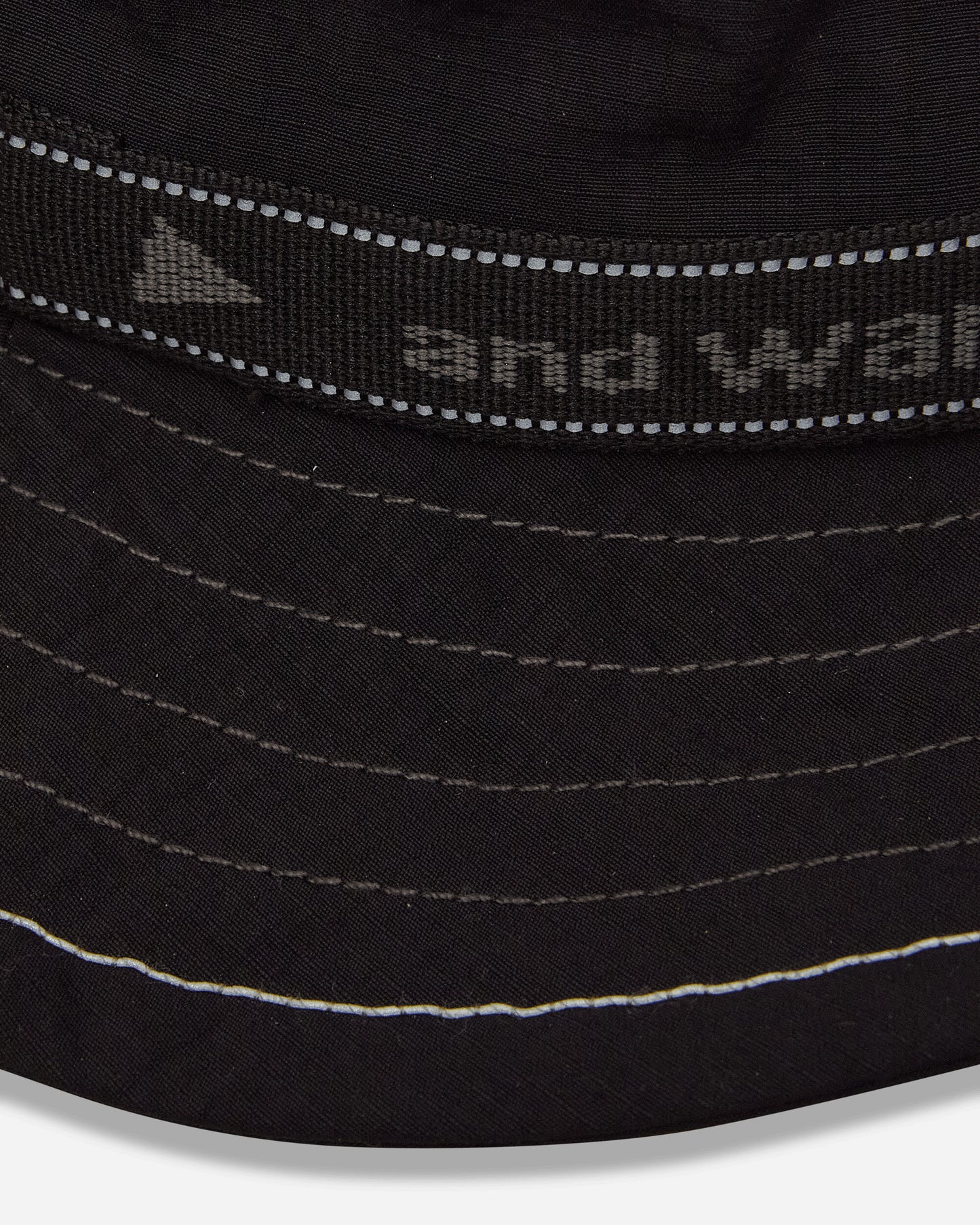 and wander 156  Jq Tape Hat Black  Hats Bucket 5745976242 010