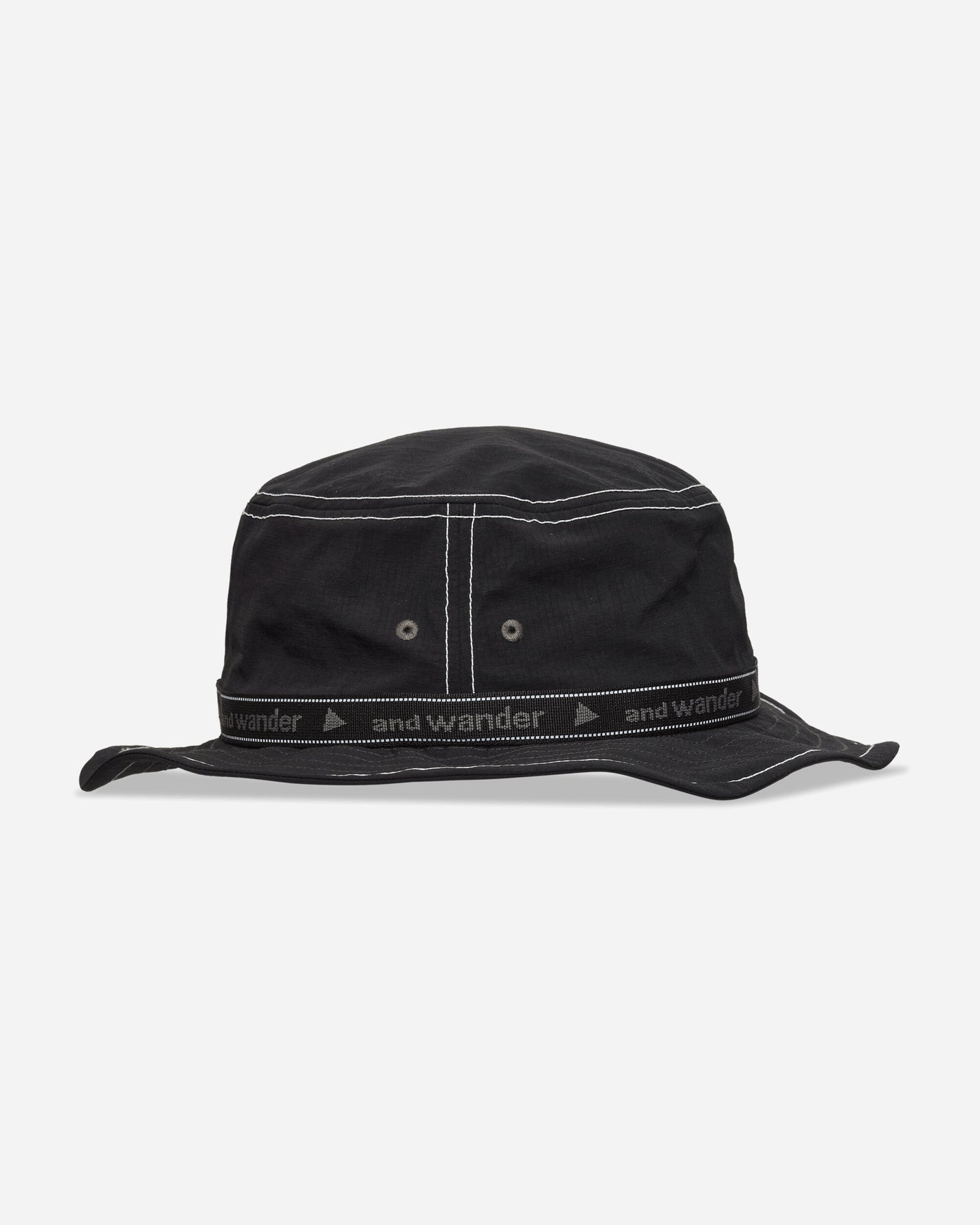 and wander 156  Jq Tape Hat Black  Hats Bucket 5745976242 010
