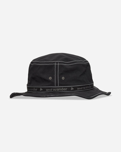 and wander 156  Jq Tape Hat Black  Hats Bucket 5745976242 010