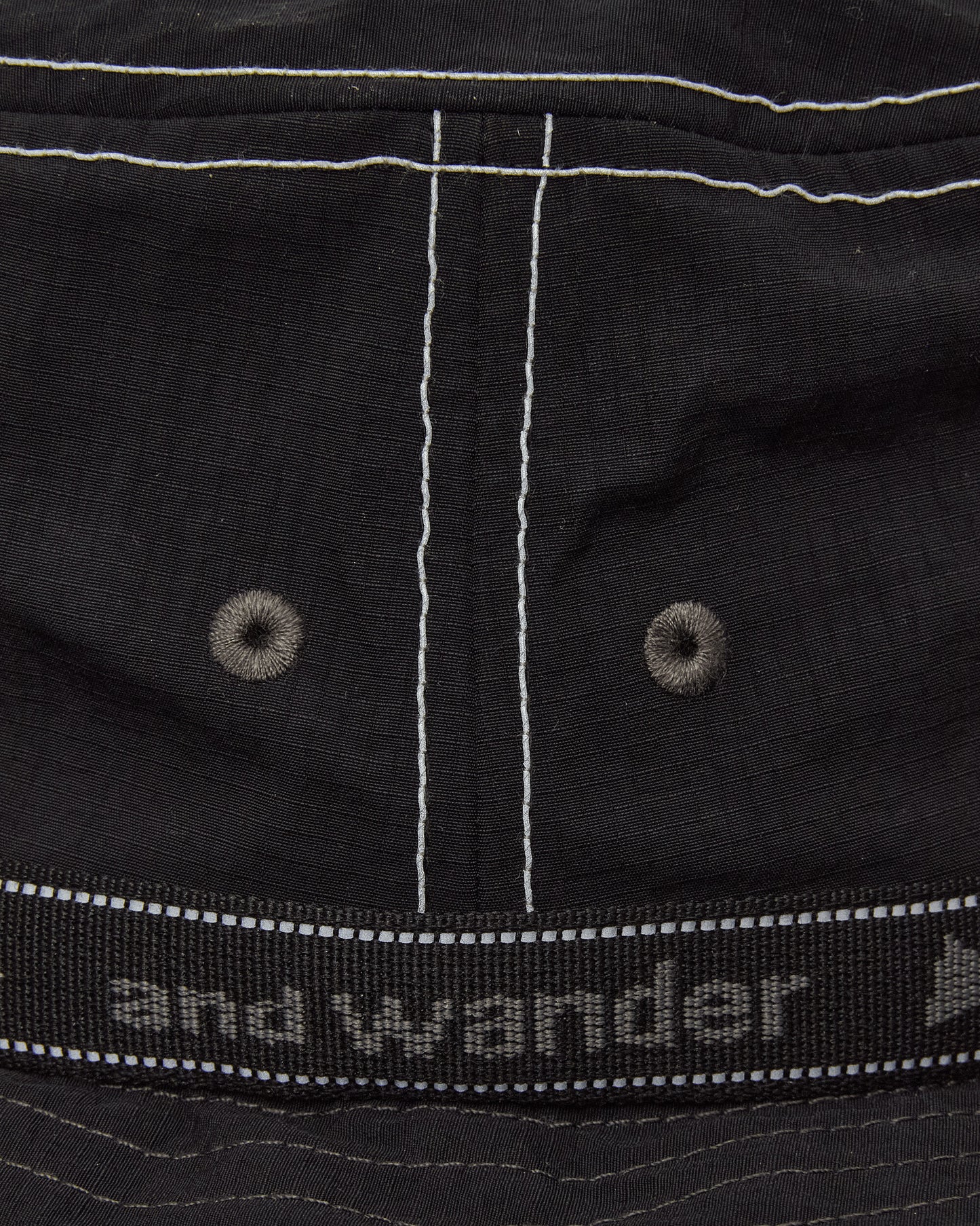 and wander 156  Jq Tape Hat Black  Hats Bucket 5745976242 010