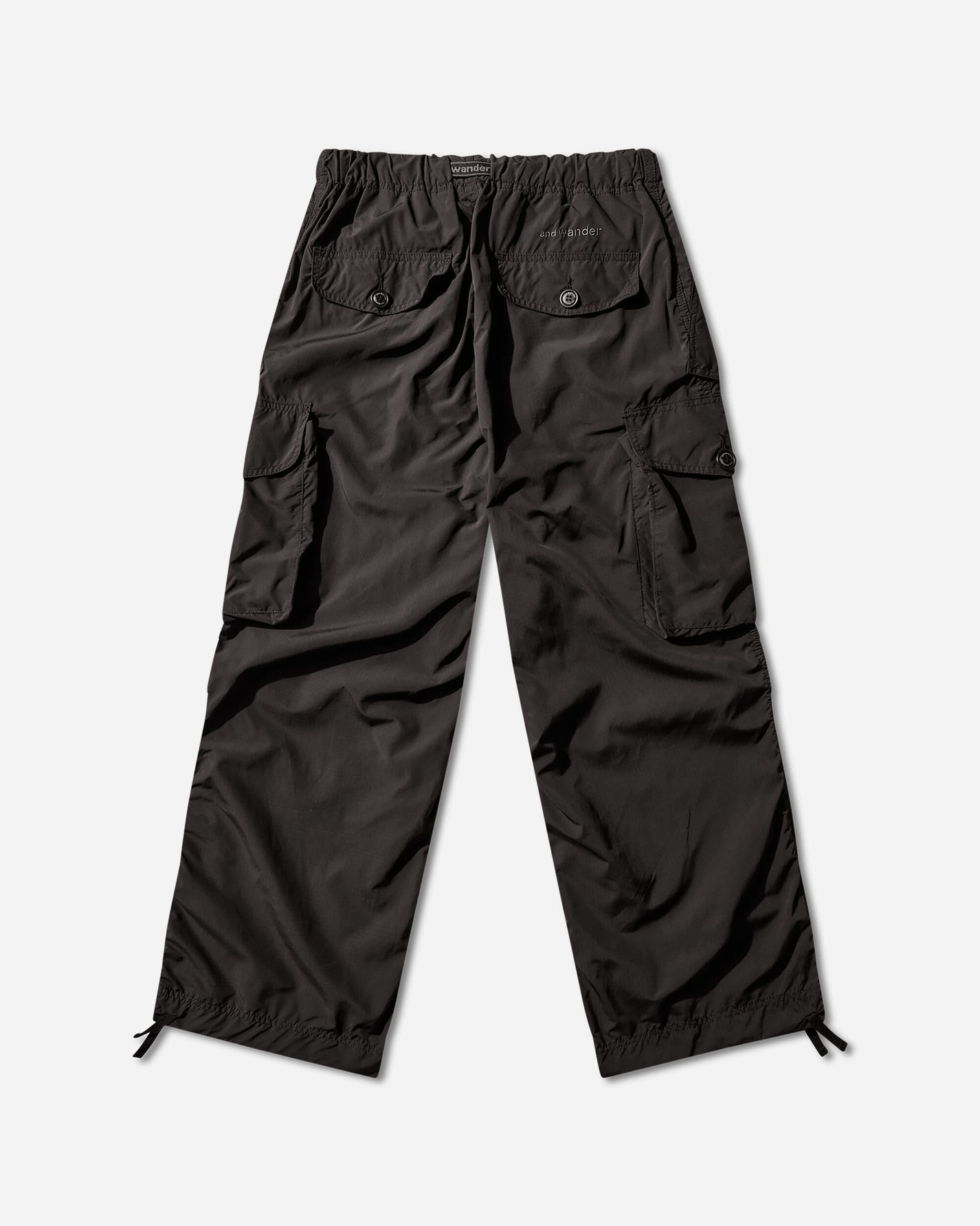 and wander 091  Oversized Cargo Pants Black  Pants Cargo 5746982088 010