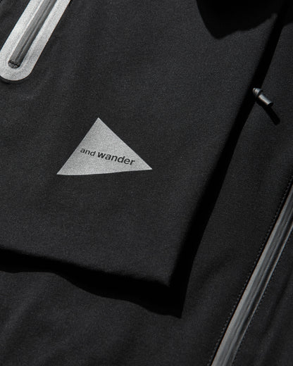 and wander 001  Pertex Shield Rain Jacket Black  Coats and Jackets Jackets 5746911315 010