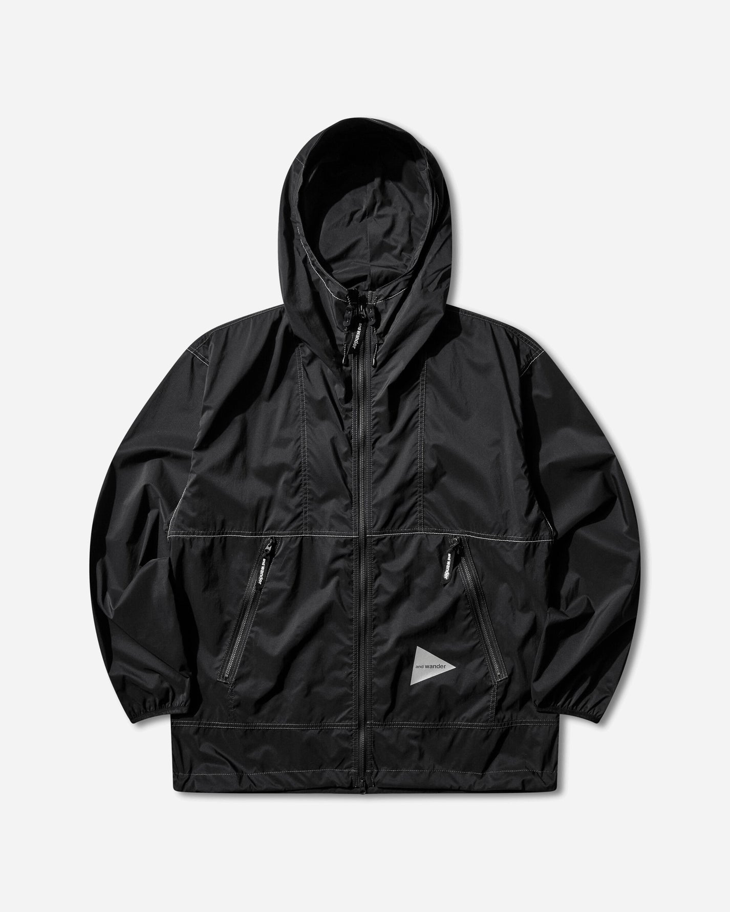 and wander 016  Pertex Wind Jacket Black  Coats and Jackets Jackets 5746921016 010
