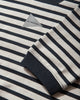 and wander 075  Stripe Pocket Ls T Navy T-Shirts Longsleeve 5746184077 120