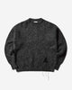 ROA Dropstitch Mohair Knit Crewneck Anthracite Knitwears Sweaters RBMW0522YA76 ANT0001