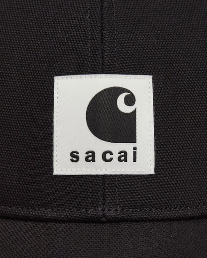 sacai Carhartt Wip Duck Cap Black Hats Caps 26-01093S 001