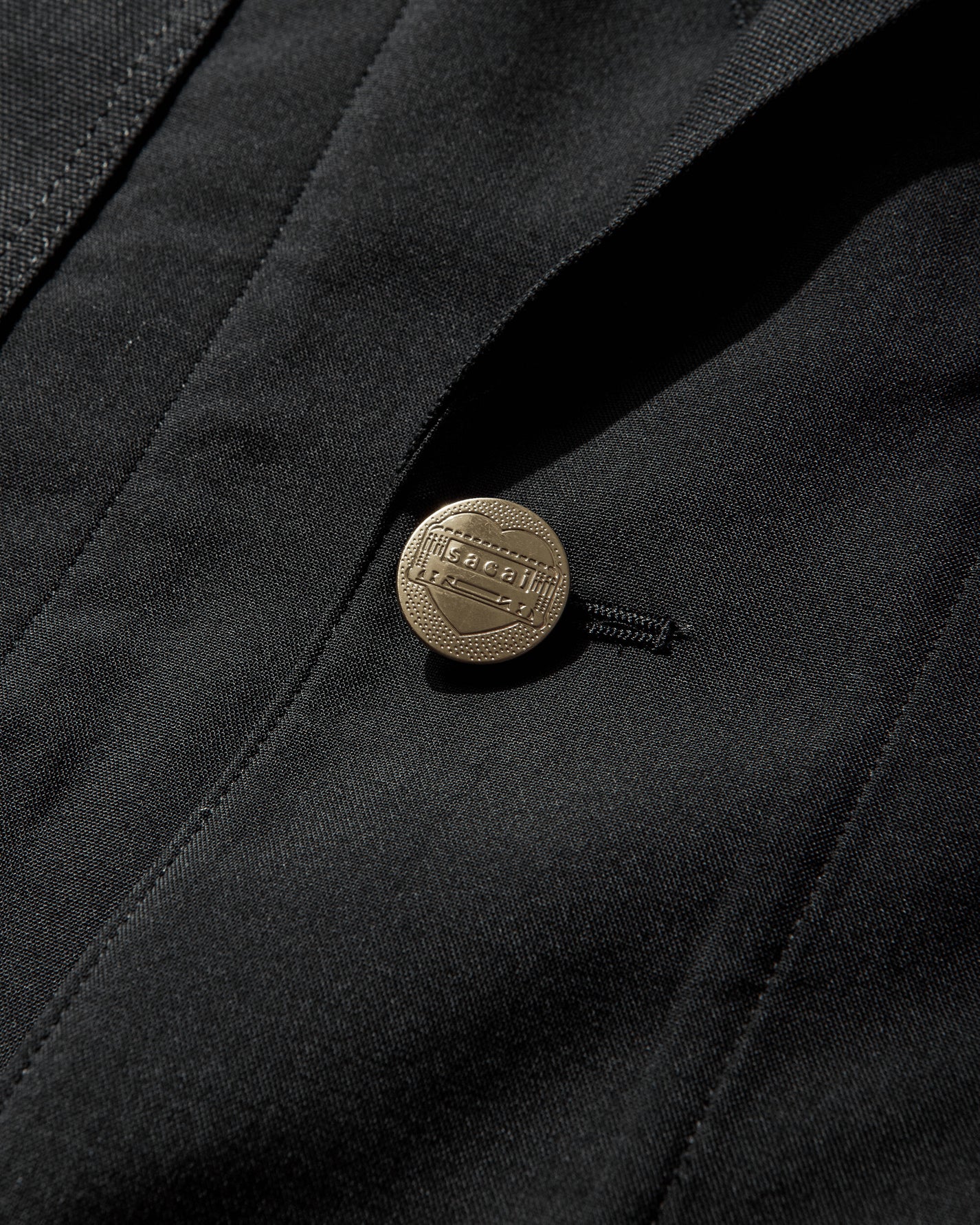 sacai Carhartt Wip Suiting X Duck Jacket Black Coats and Jackets Blazers 26-03989M 001