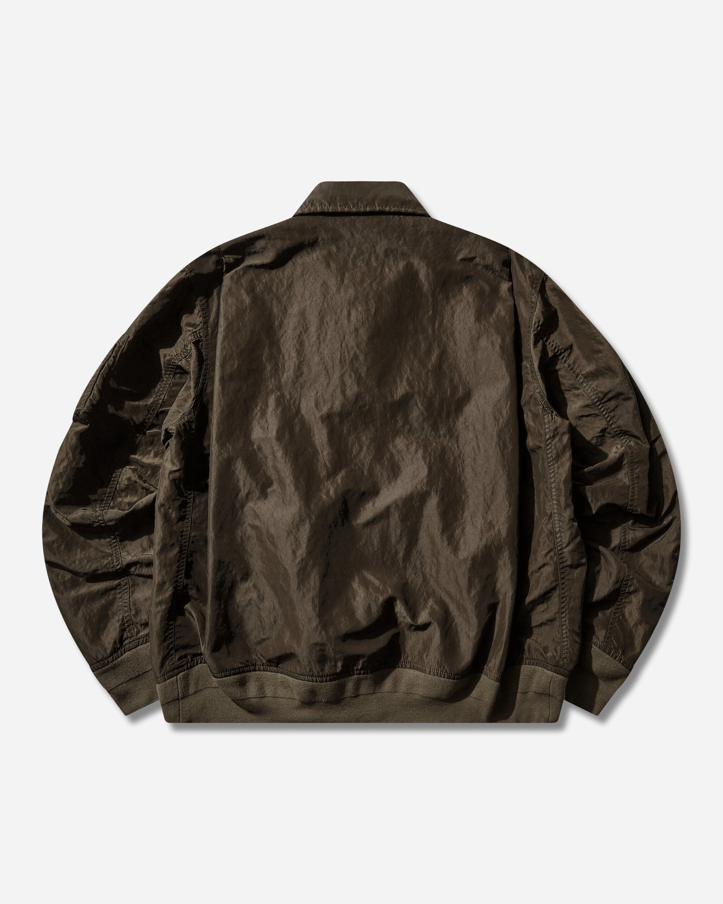 sacai Treated Nylon Twill Blouson D/Khaki Coats and Jackets Bomber Jackets 26-03913M 531