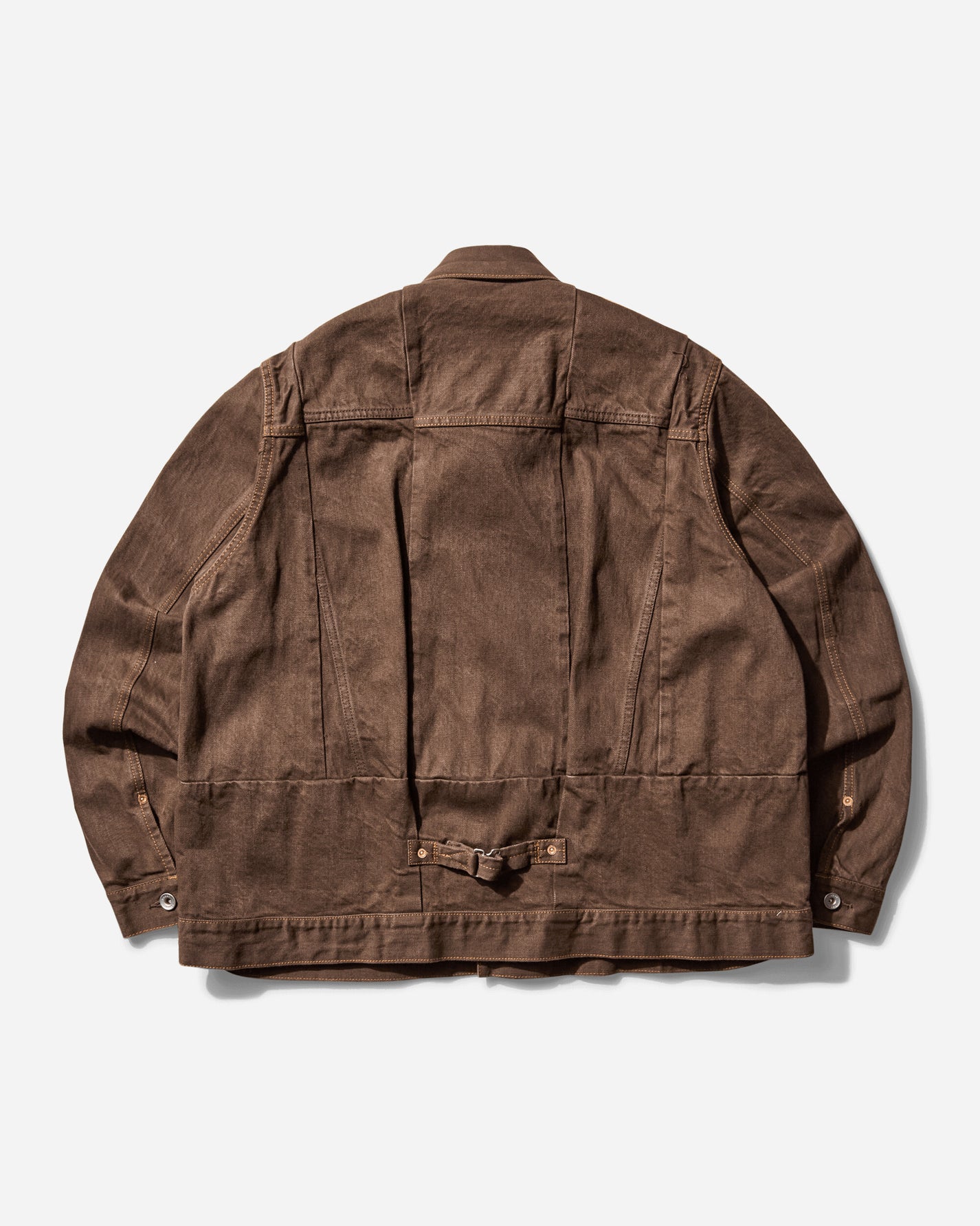 sacai Denim Jacket Brown Coats and Jackets Denim Jackets 25-03751M 601