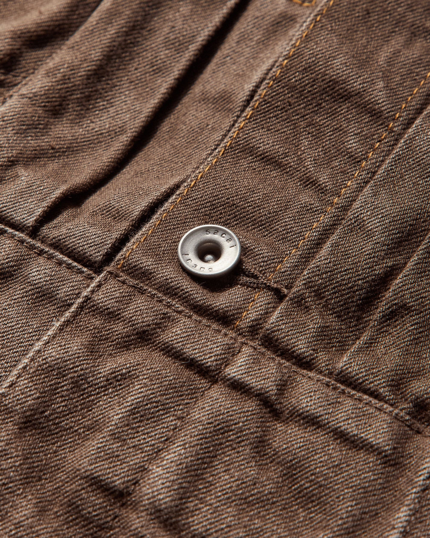 sacai Denim Jacket Brown Coats and Jackets Denim Jackets 25-03751M 601