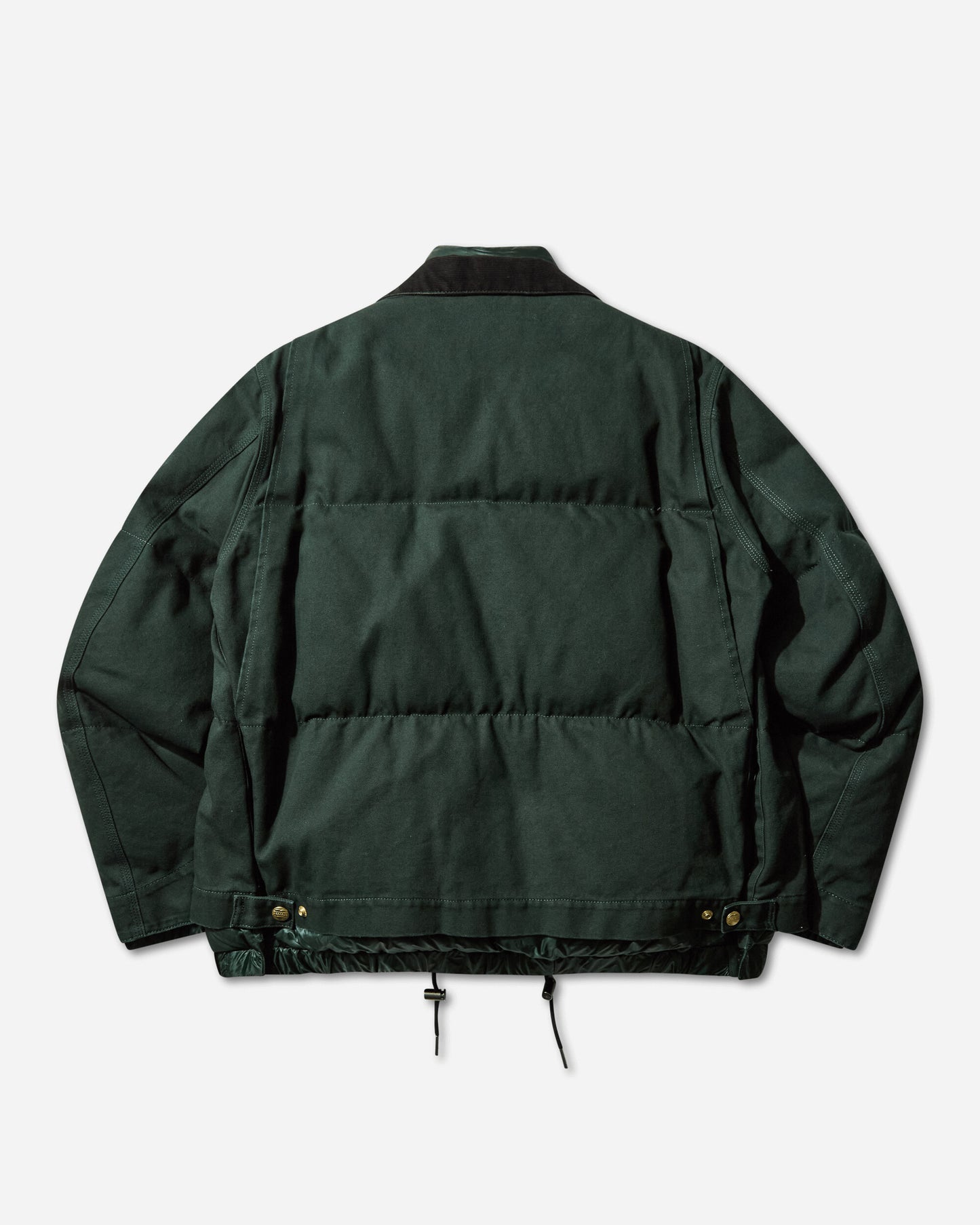sacai Carhartt Wip Washed Duck Puffer Jacket Green Coats and Jackets Down Jackets 25-03858M 551