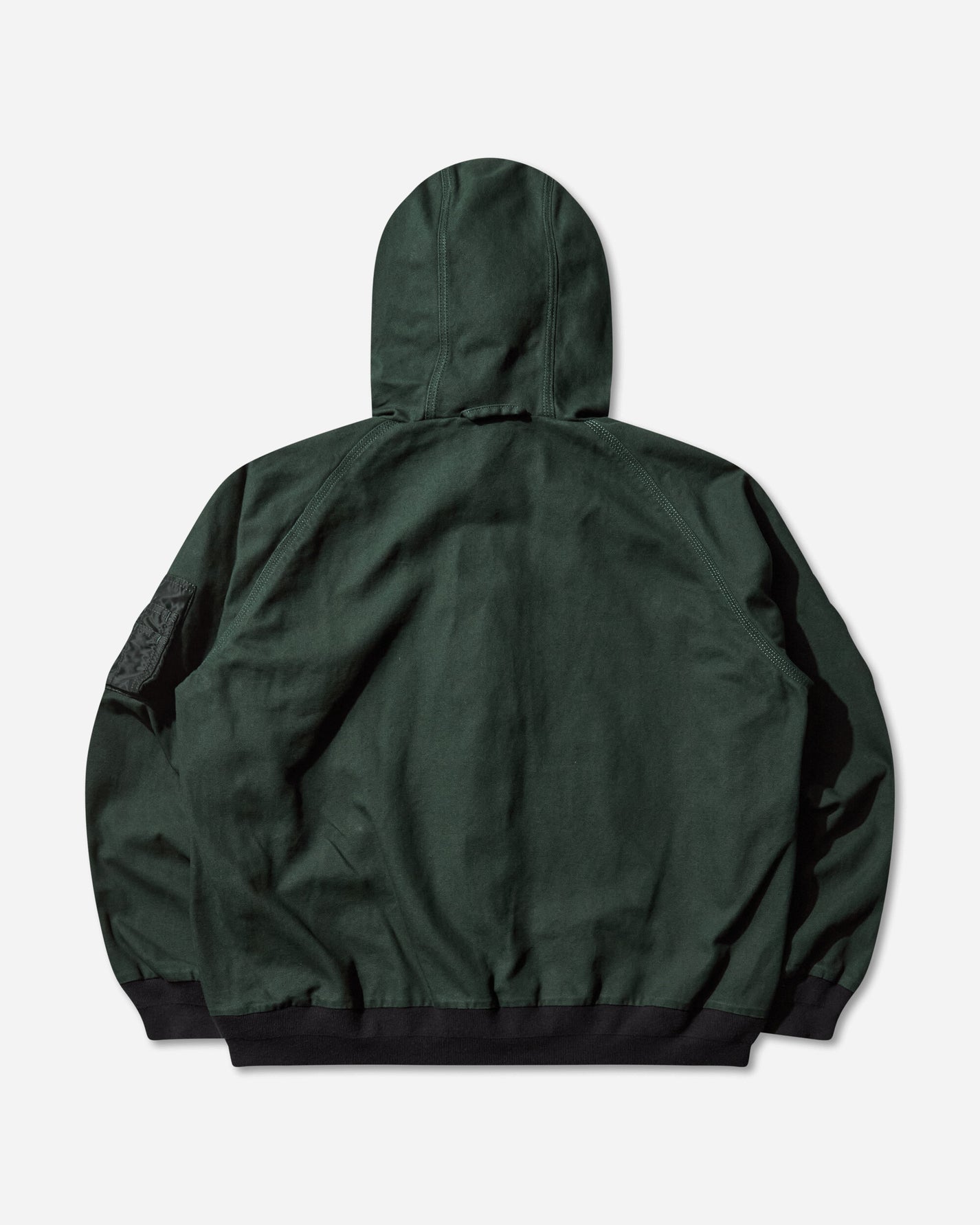 sacai Carhartt Wip Washed Duck Hooded Blouson Green Coats and Jackets Jackets 25-03859M 551