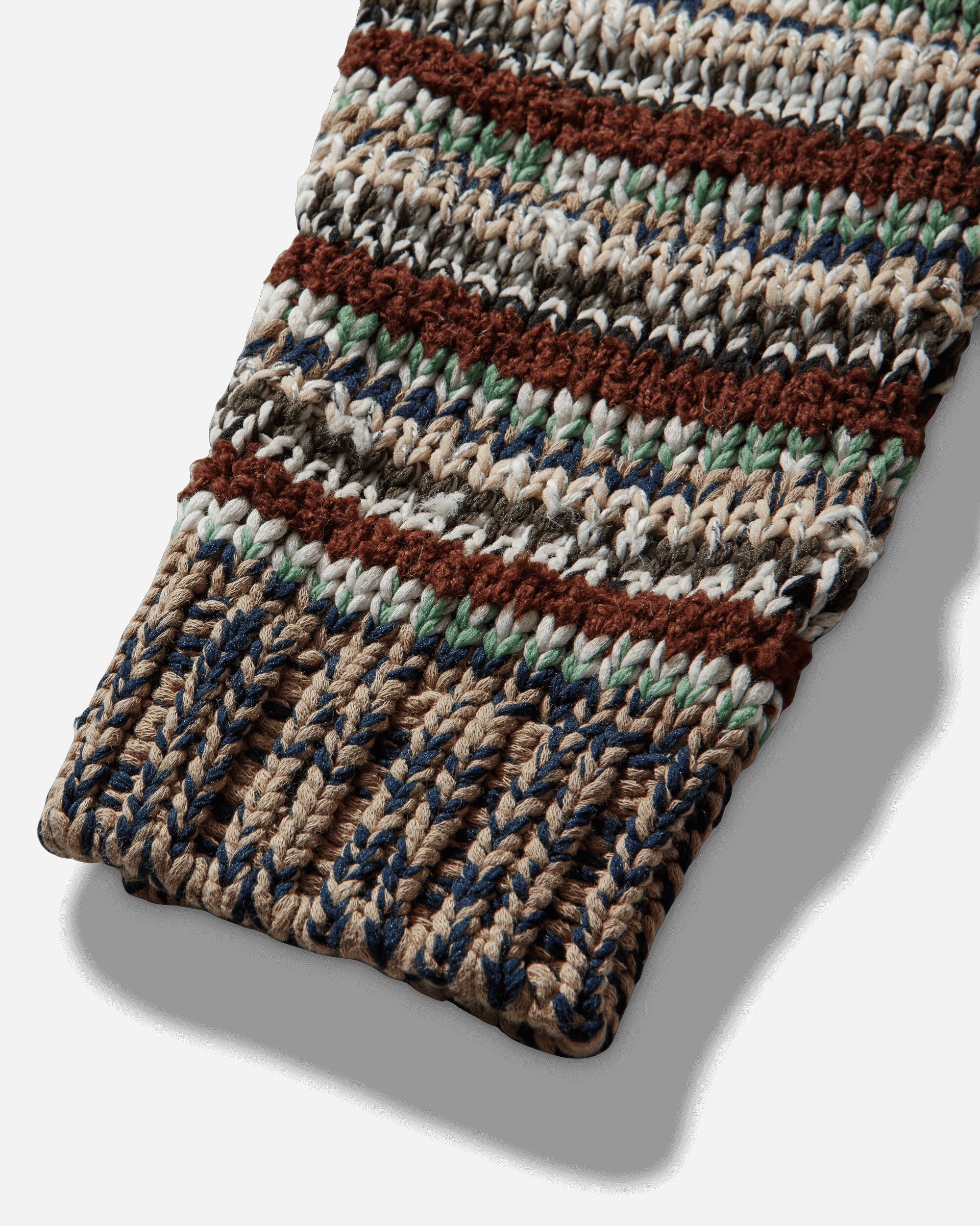 sacai Mix Knit Pullover Beige Multi Knitwears Sweaters 26-03945M 664