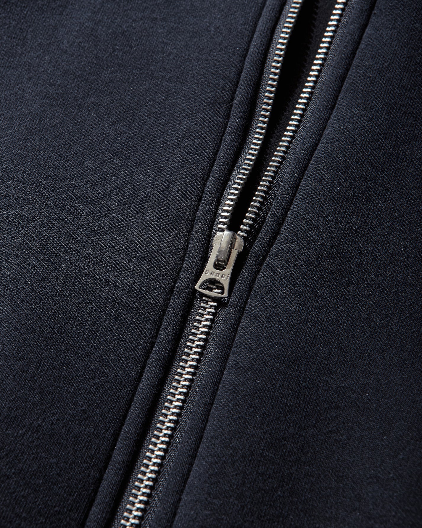 sacai Sponge Sweat X Nylon Twill Hoodie Navy Khaki Sweatshirts Zip-Ups SCM-324 212