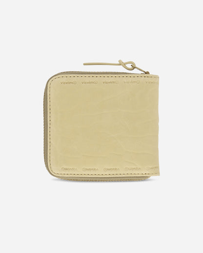 visvim Leather Bi-Fold Wallet Beige Wallets and Cardholders Zip Wallets 0125203003028 2