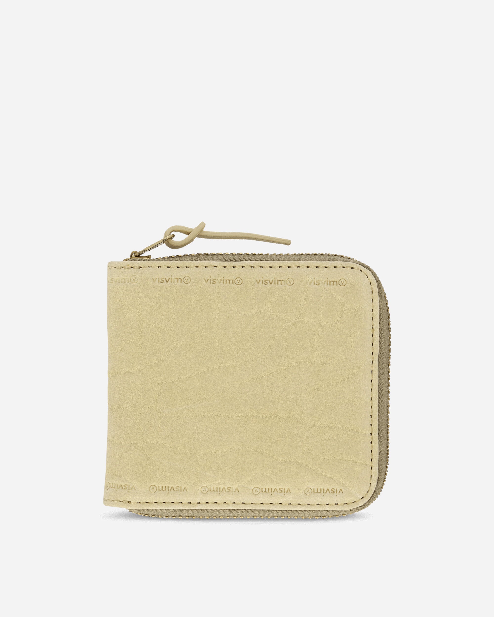 visvim Leather Bi-Fold Wallet Beige Wallets and Cardholders Zip Wallets 0125203003028 2