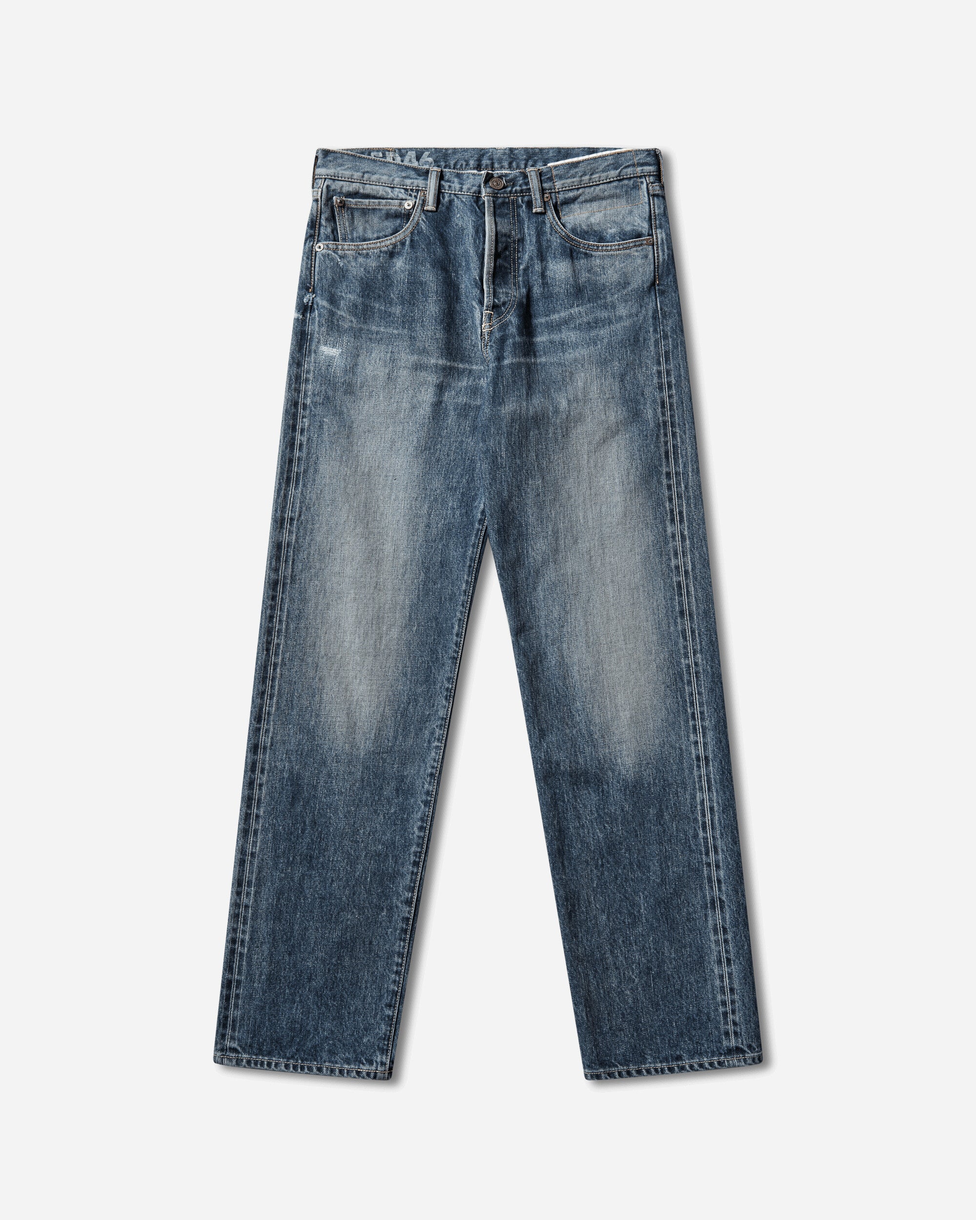 visvim Social Sculpture 01 Narrow Dmgd-46 Indigo Pants Denim 0126105005008 1