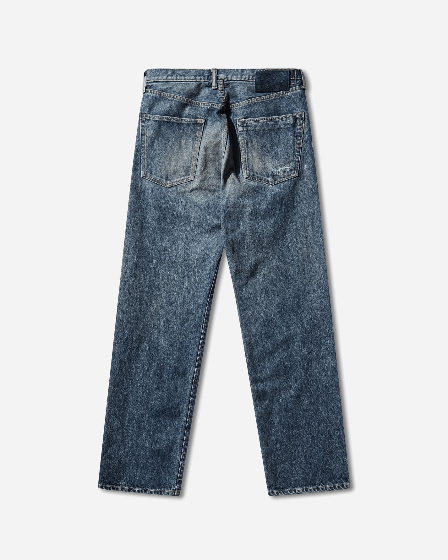 visvim Social Sculpture 01 Narrow Dmgd-46 Indigo Pants Denim 0126105005008 1