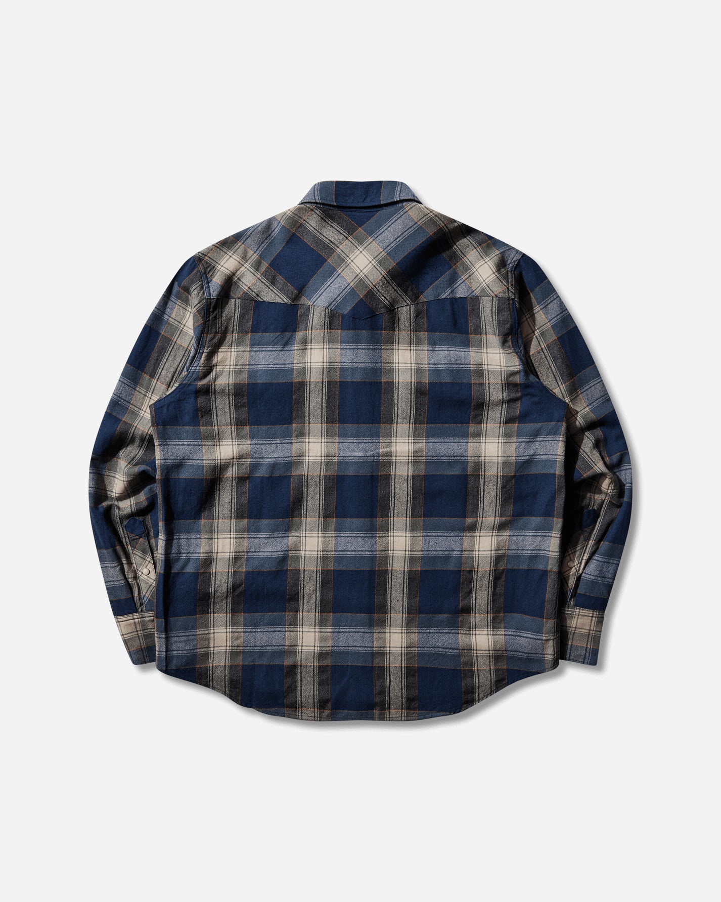 visvim Four Corners Check L/S Blue Shirts Longsleeve Shirt 0125205011017 1