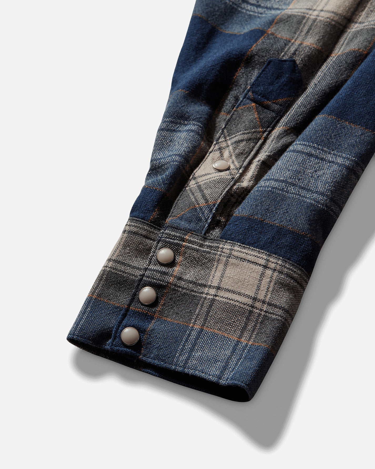 visvim Four Corners Check L/S Blue Shirts Longsleeve Shirt 0125205011017 1