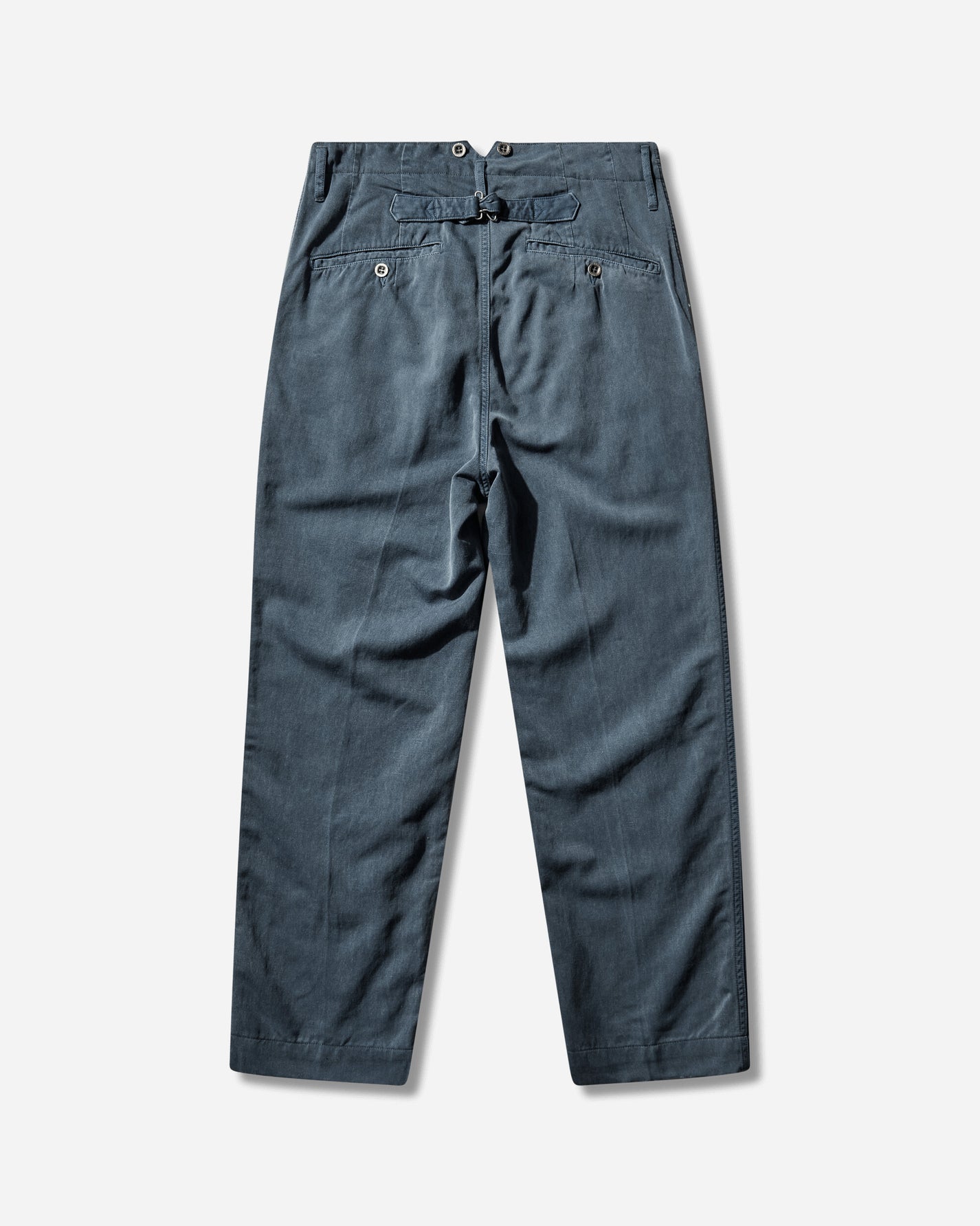 visvim Pastoral Hw Pants Dmgd Blue Pants Trousers 0125205008013 1