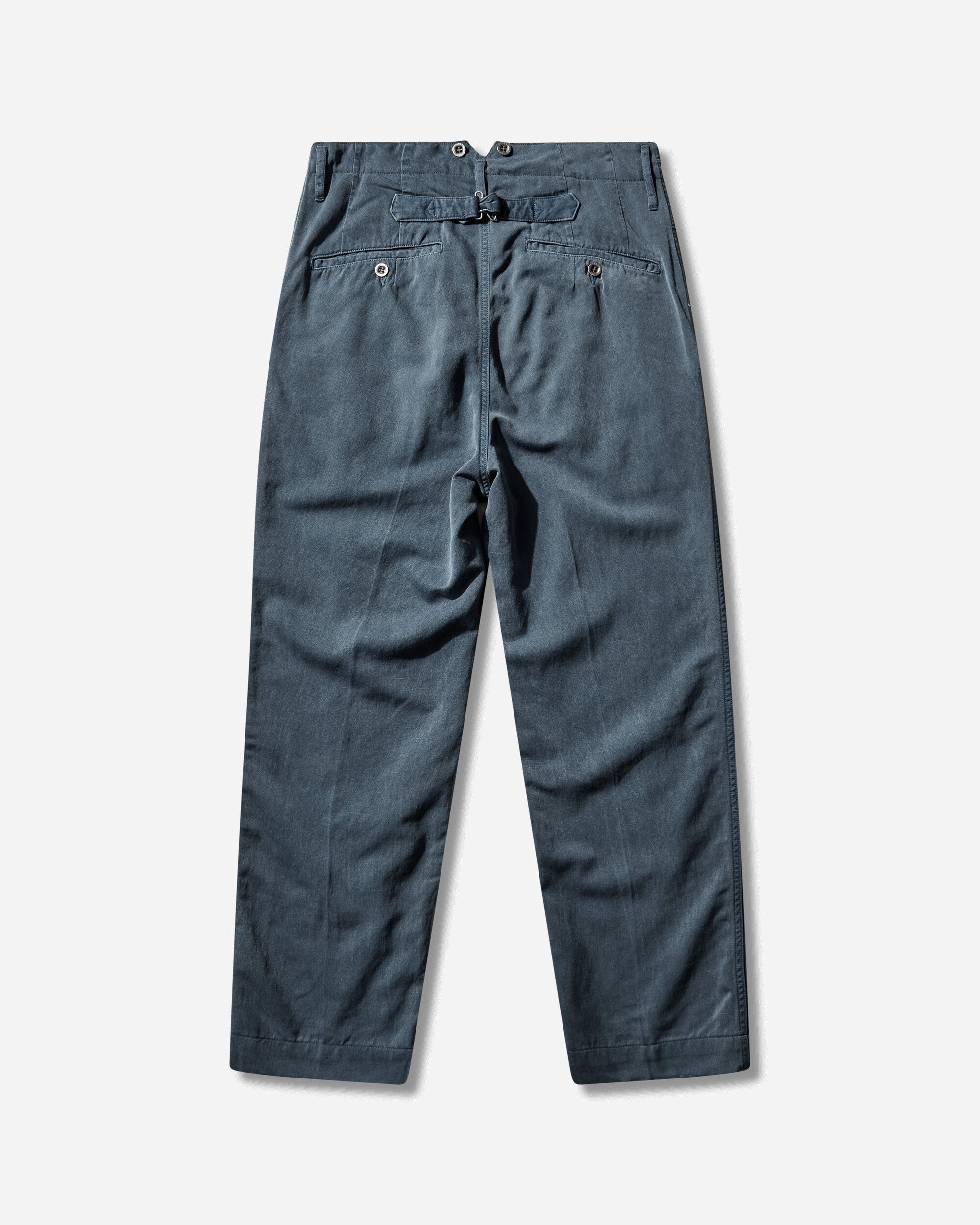 visvim Pastoral Hw Pants Dmgd Blue Pants Trousers 0125205008013 1