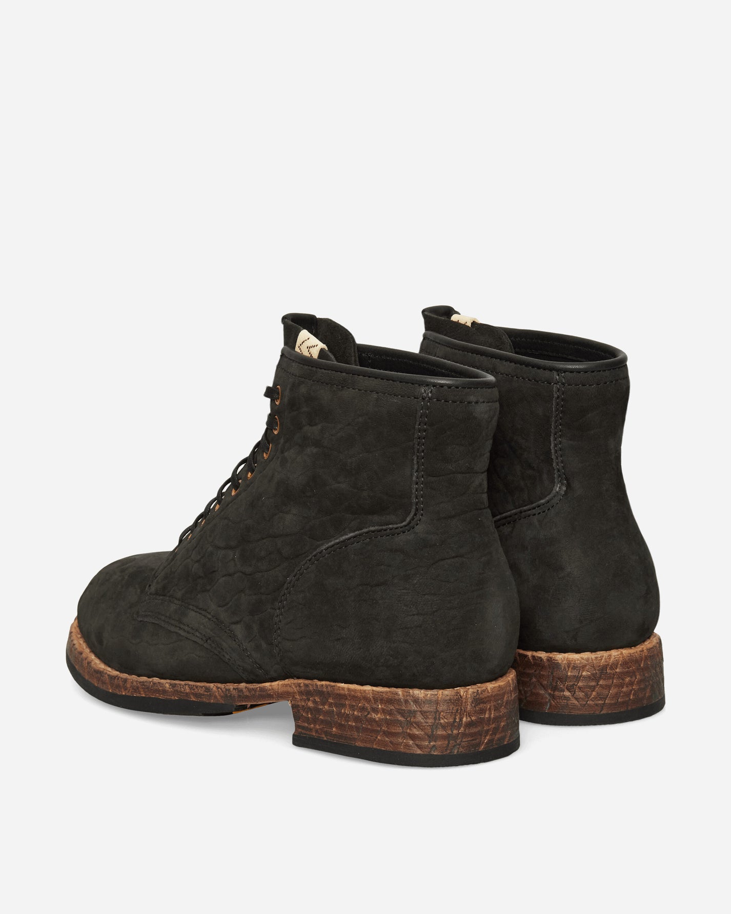 visvim Brigadier Mid-Folk Black Boots Laced Up Boots 0126102002003 1
