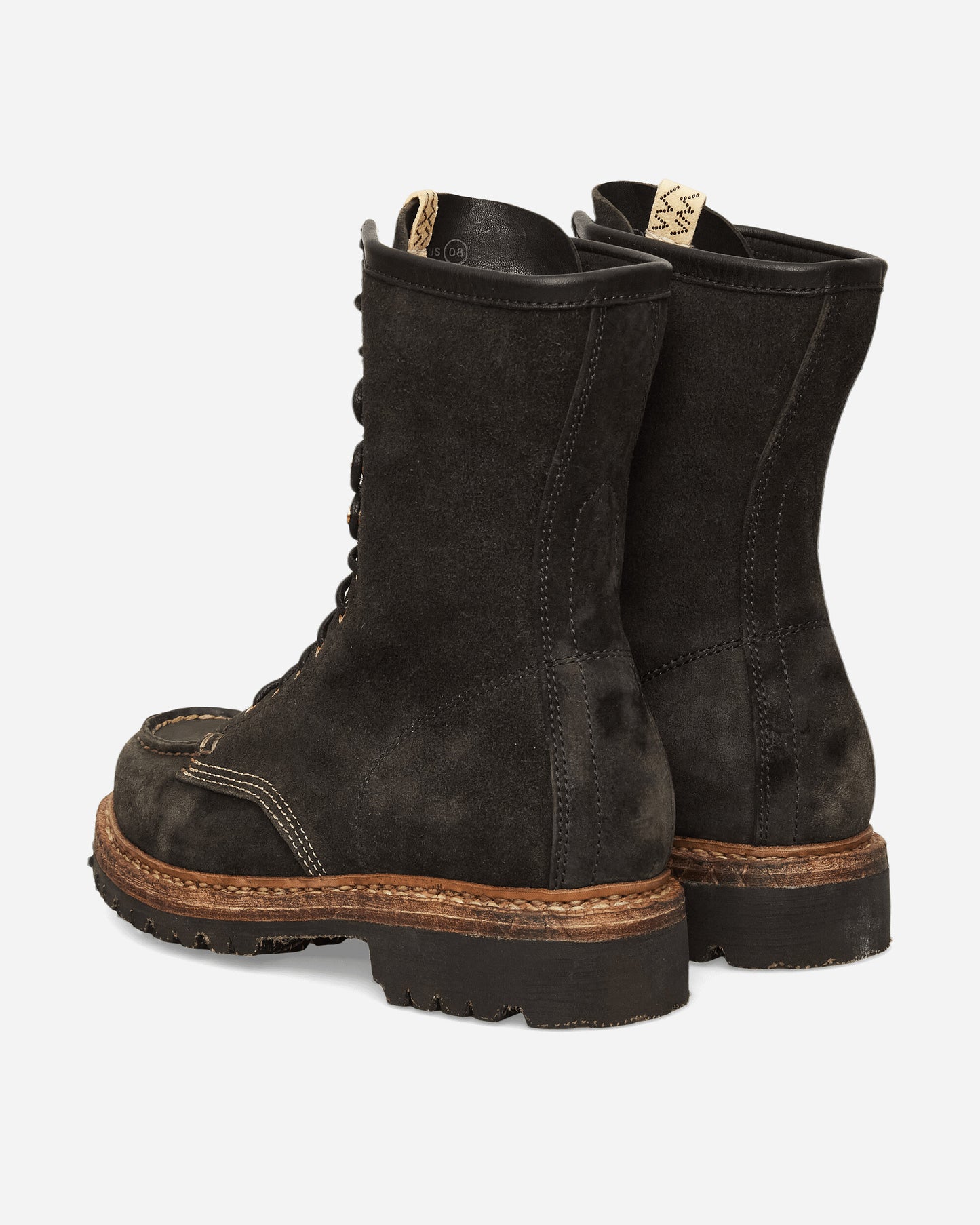 visvim Scout Moc Boots-Folk Black Boots Laced Up Boots 0125202002011 1