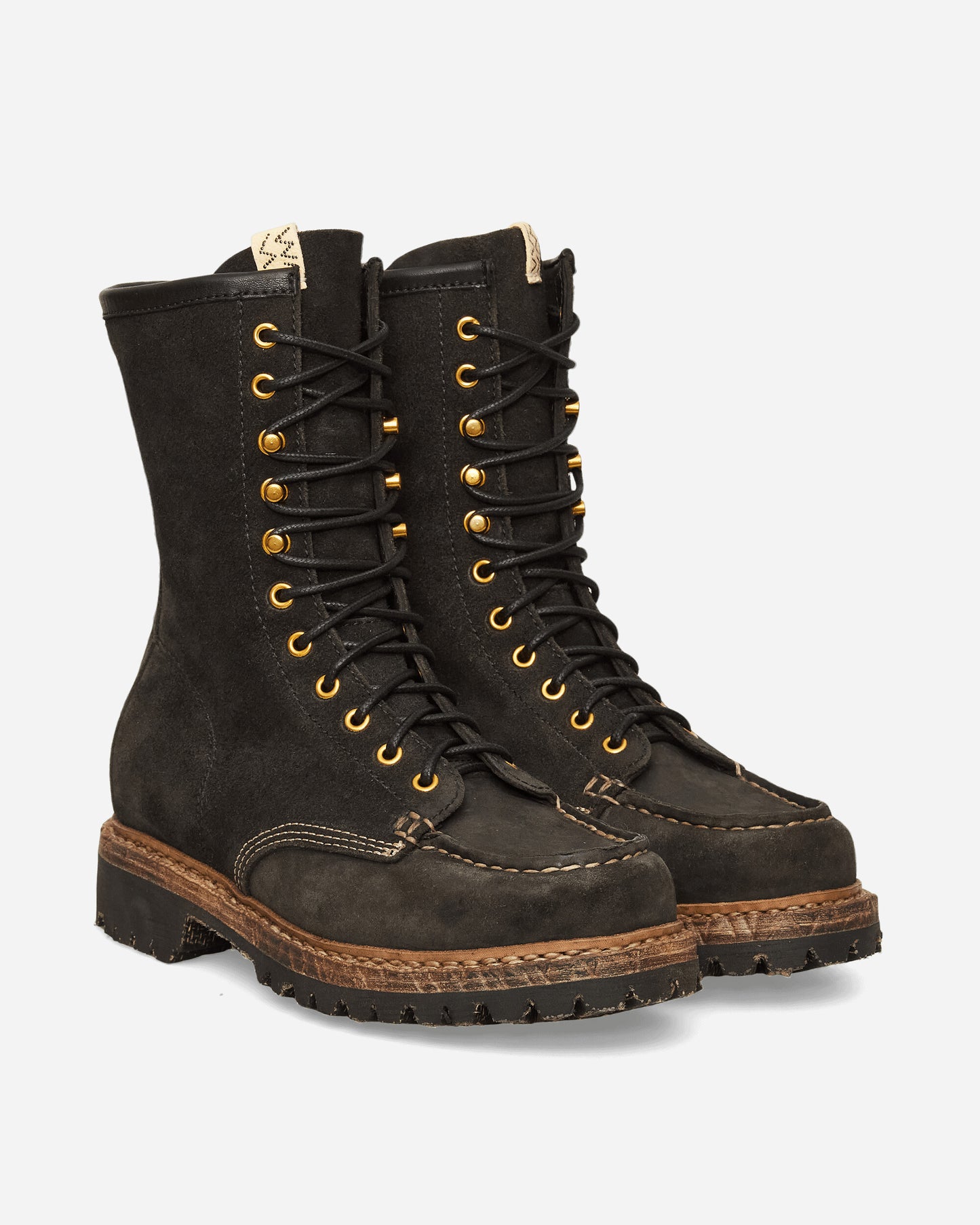 visvim Scout Moc Boots-Folk Black Boots Laced Up Boots 0125202002011 1